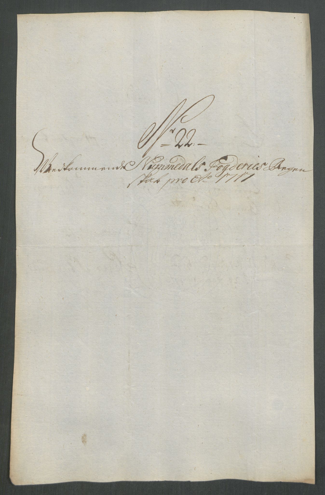 Rentekammeret inntil 1814, Reviderte regnskaper, Fogderegnskap, AV/RA-EA-4092/R64/L4438: Fogderegnskap Namdal, 1717, p. 178