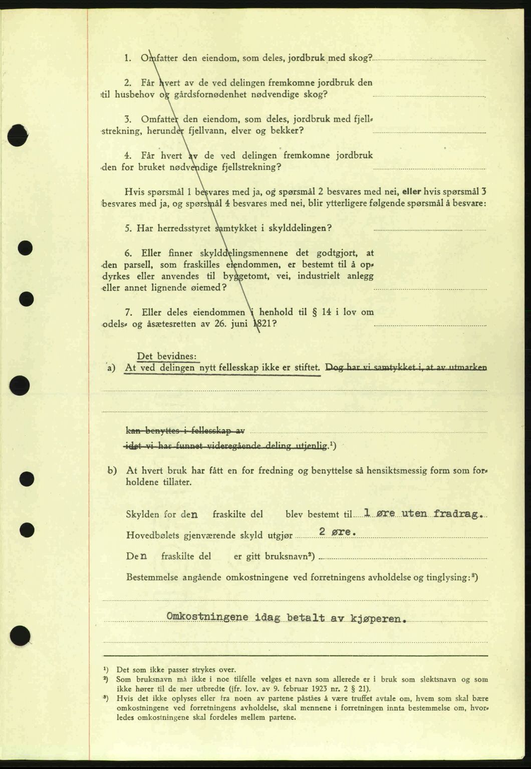 Midhordland sorenskriveri, SAB/A-3001/1/G/Gb/Gbj/L0019: Mortgage book no. A37-38, 1944-1945, Diary no: : 832/1945
