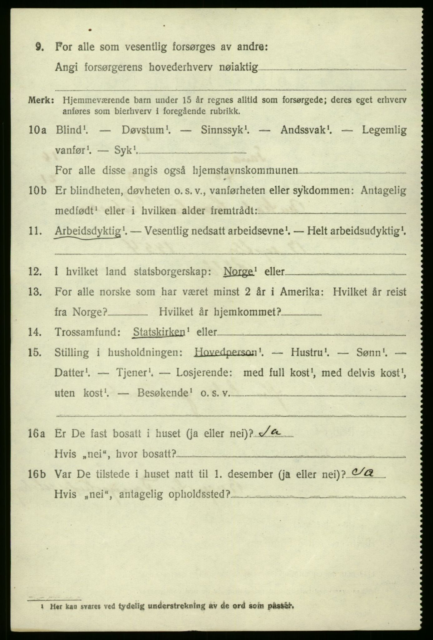 SAB, 1920 census for Fana, 1920, p. 22202