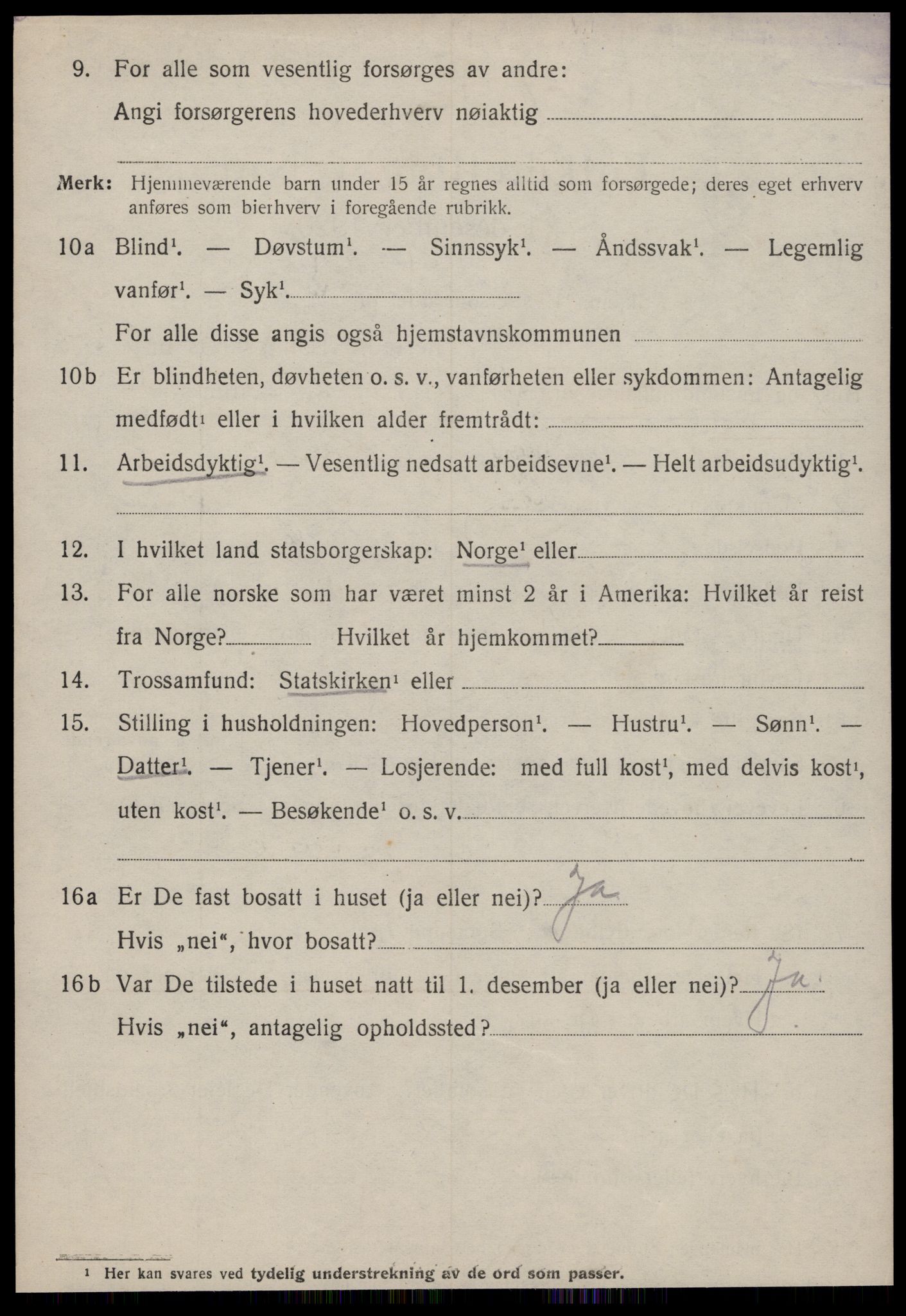 SAT, 1920 census for Edøy, 1920, p. 1807