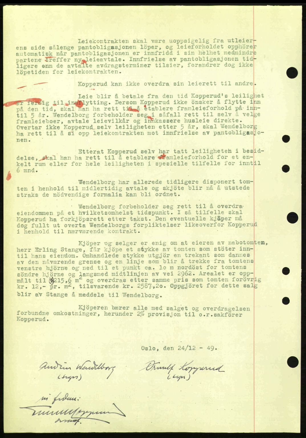 Oslo byskriverembete, AV/SAO-A-10227/G/Gb/Gbd/Gbda/L0017: Mortgage book no. A215, 1949-1950, Diary no: : 671/1950