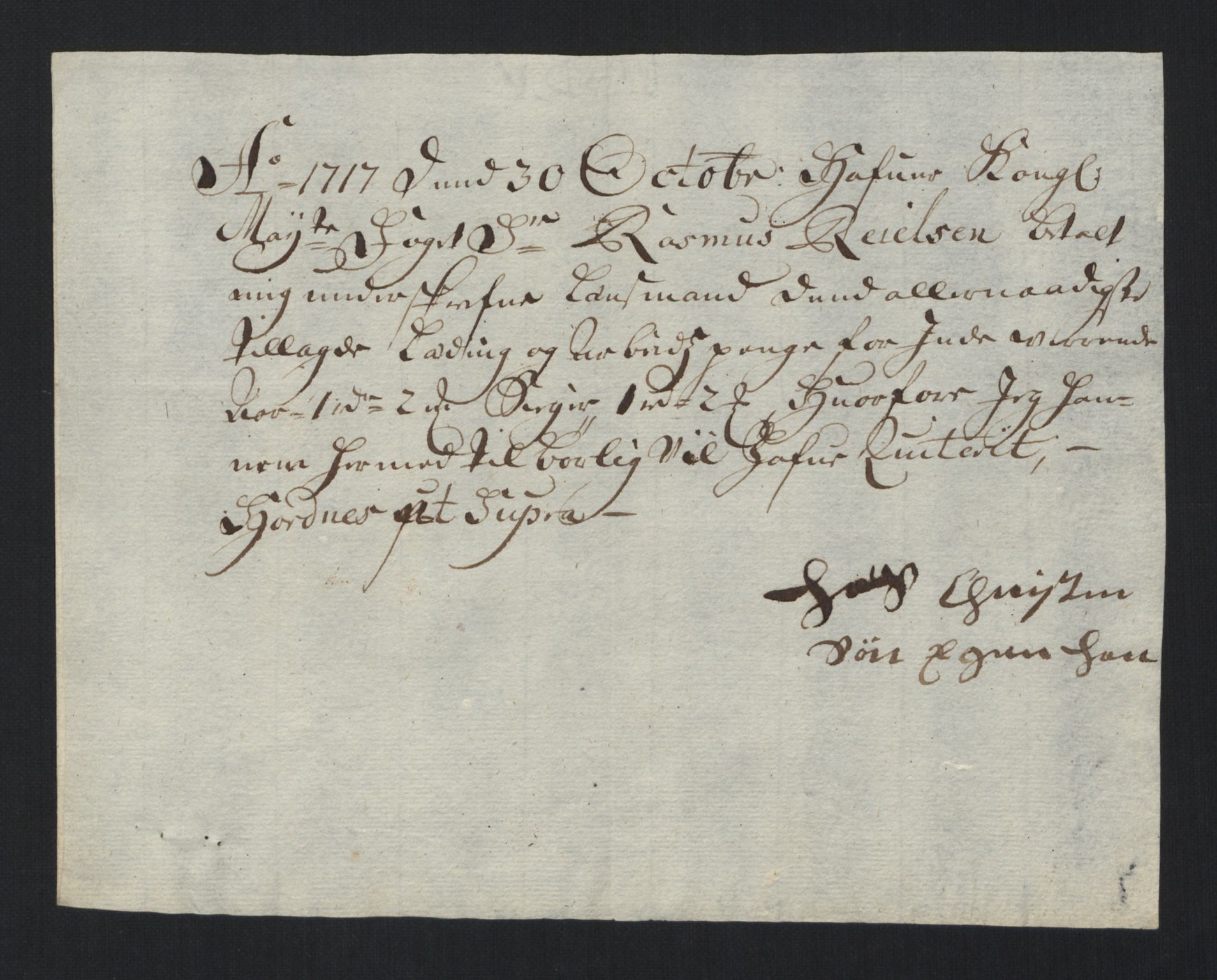 Rentekammeret inntil 1814, Reviderte regnskaper, Fogderegnskap, RA/EA-4092/R40/L2452: Fogderegnskap Råbyggelag, 1716-1717, p. 316