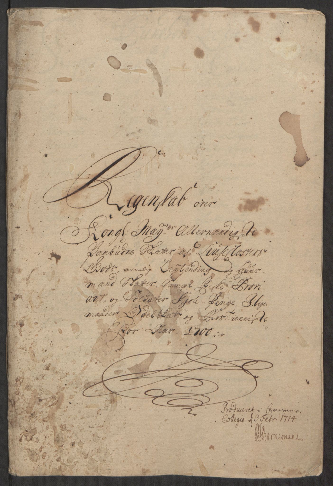 Rentekammeret inntil 1814, Reviderte regnskaper, Fogderegnskap, RA/EA-4092/R50/L3159: Fogderegnskap Lyse kloster, 1691-1709, p. 113