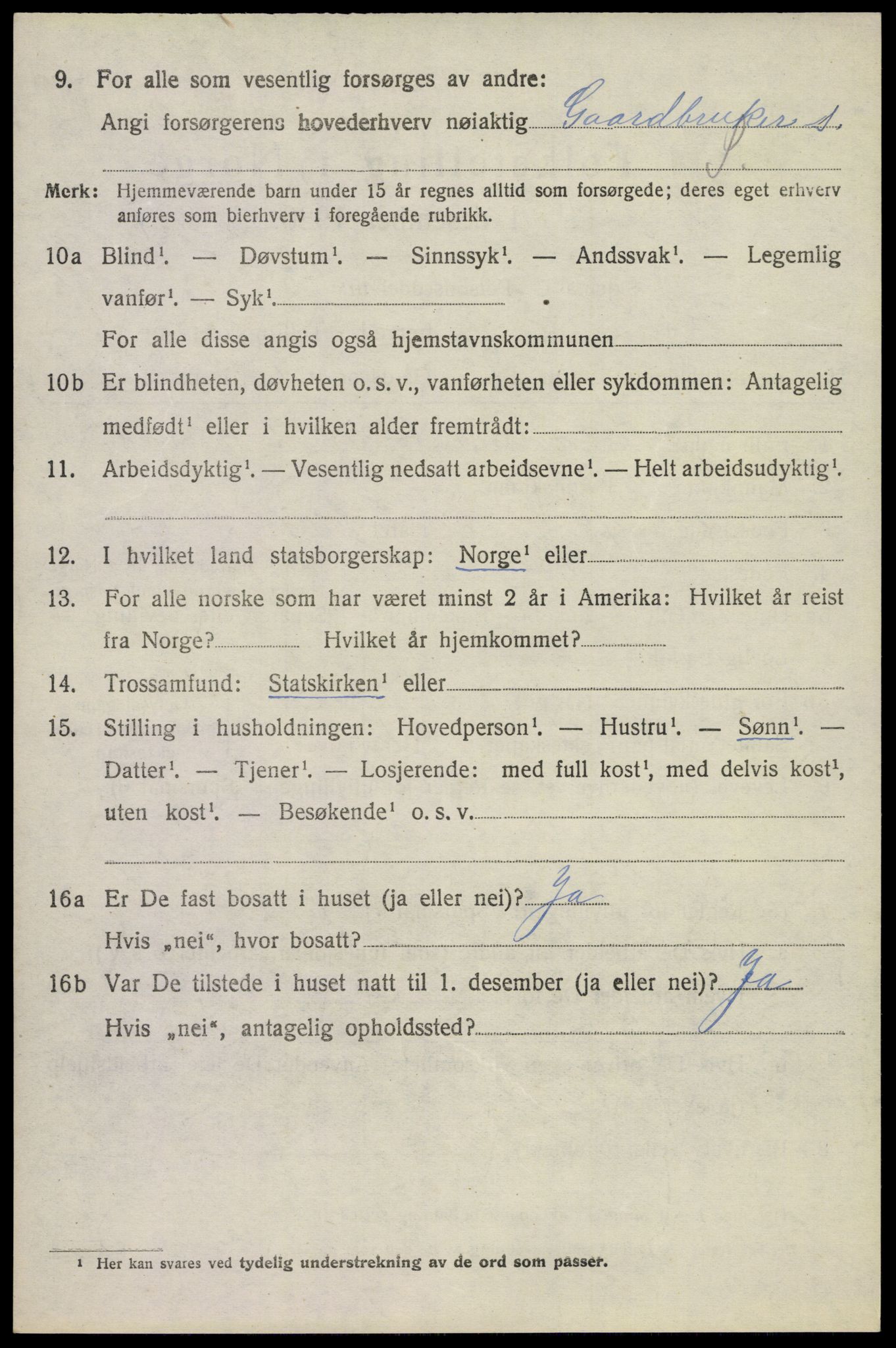 SAKO, 1920 census for Holla, 1920, p. 4544