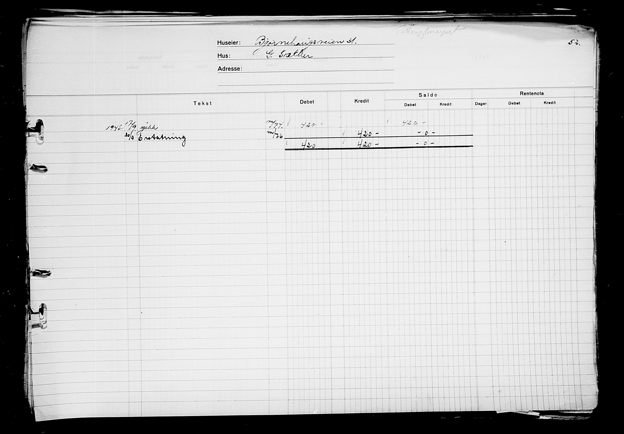 Krigsskadetrygdene for bygninger og løsøre, AV/RA-S-1548/V/L0014: --, 1940-1945, p. 289