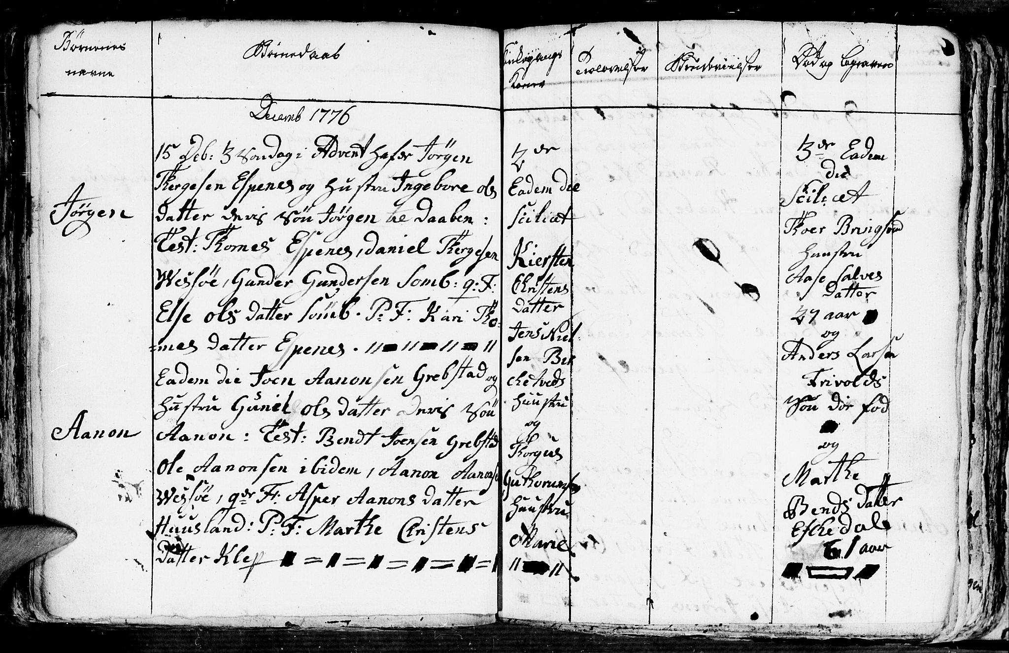 Fjære sokneprestkontor, SAK/1111-0011/F/Fb/L0004: Parish register (copy) no. B 4, 1766-1785, p. 132b-133a