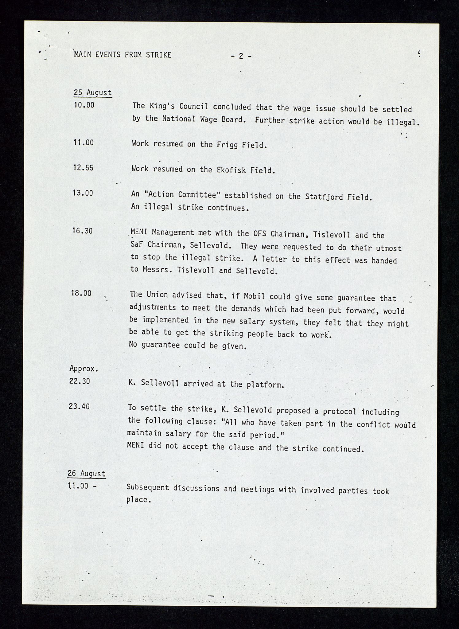 Pa 1578 - Mobil Exploration Norway Incorporated, AV/SAST-A-102024/4/D/Da/L0168: Sak og korrespondanse og styremøter, 1973-1986, p. 129