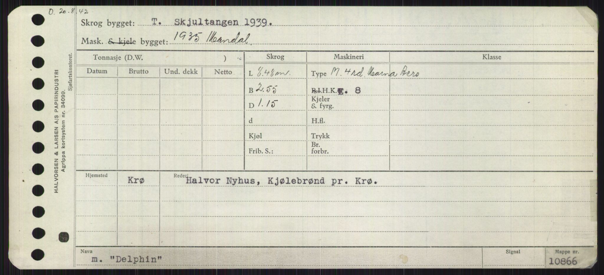 Sjøfartsdirektoratet med forløpere, Skipsmålingen, AV/RA-S-1627/H/Ha/L0001/0002: Fartøy, A-Eig / Fartøy Bjør-Eig, p. 799