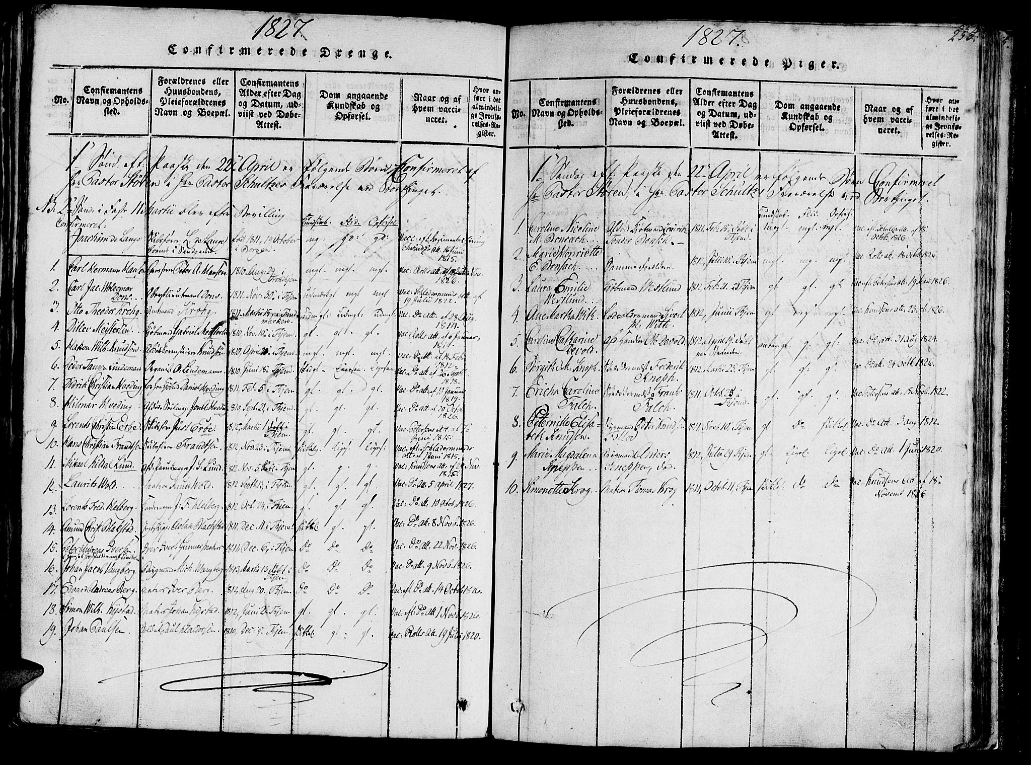 Ministerialprotokoller, klokkerbøker og fødselsregistre - Sør-Trøndelag, SAT/A-1456/602/L0135: Parish register (copy) no. 602C03, 1815-1832, p. 253