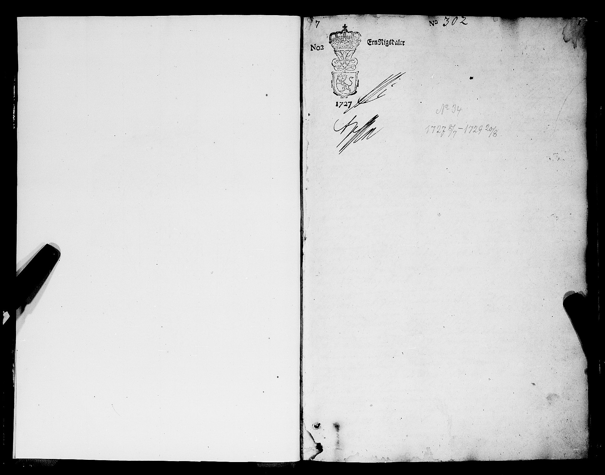 Finnmark sorenskriveri, SATØ/S-0053/F/Fa/L0038: Justisprotokoller, 1727-1729, p. 0b-1a