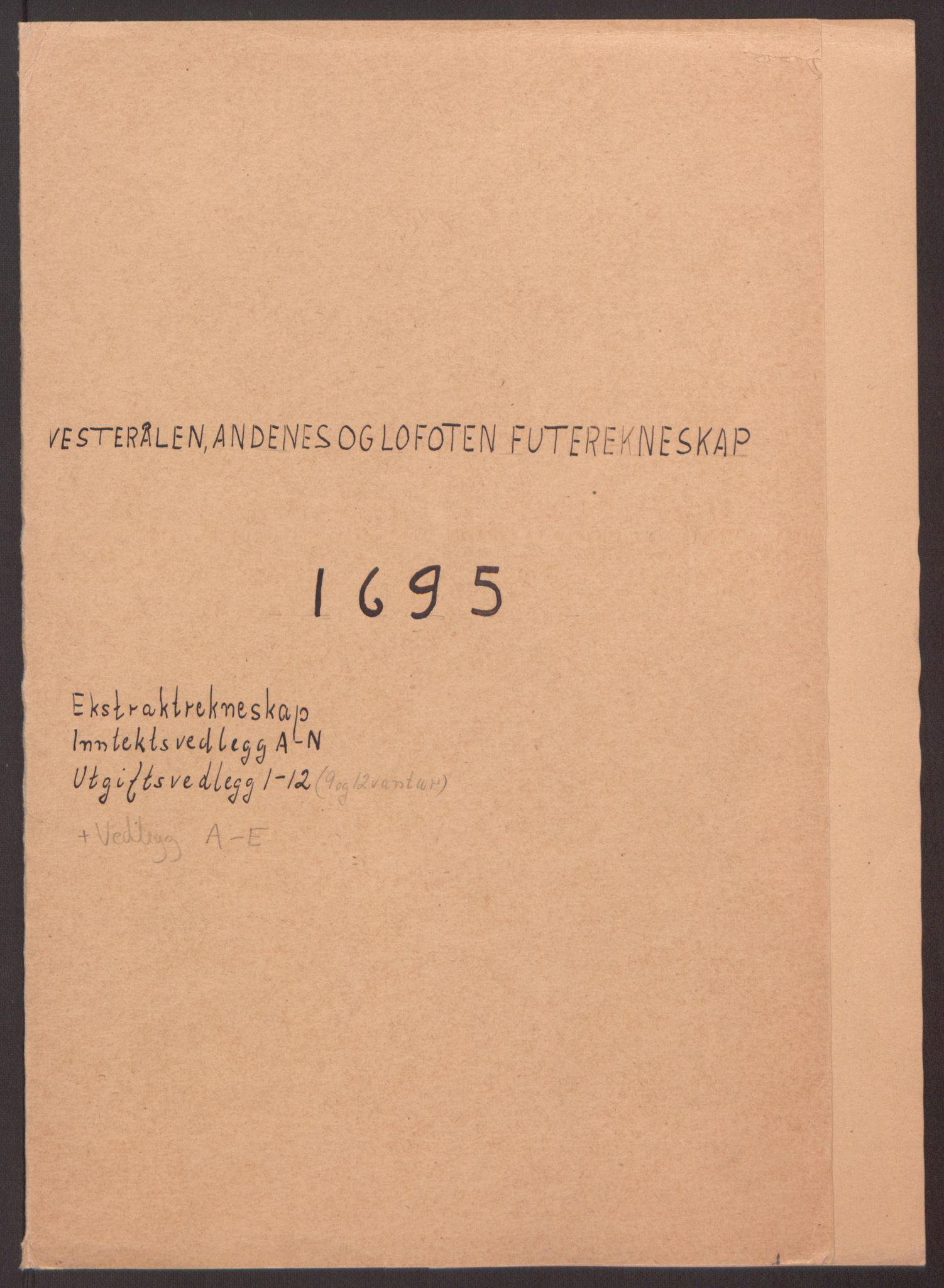 Rentekammeret inntil 1814, Reviderte regnskaper, Fogderegnskap, RA/EA-4092/R67/L4677: Fogderegnskap Vesterålen, Andenes og Lofoten, 1694-1695, p. 167