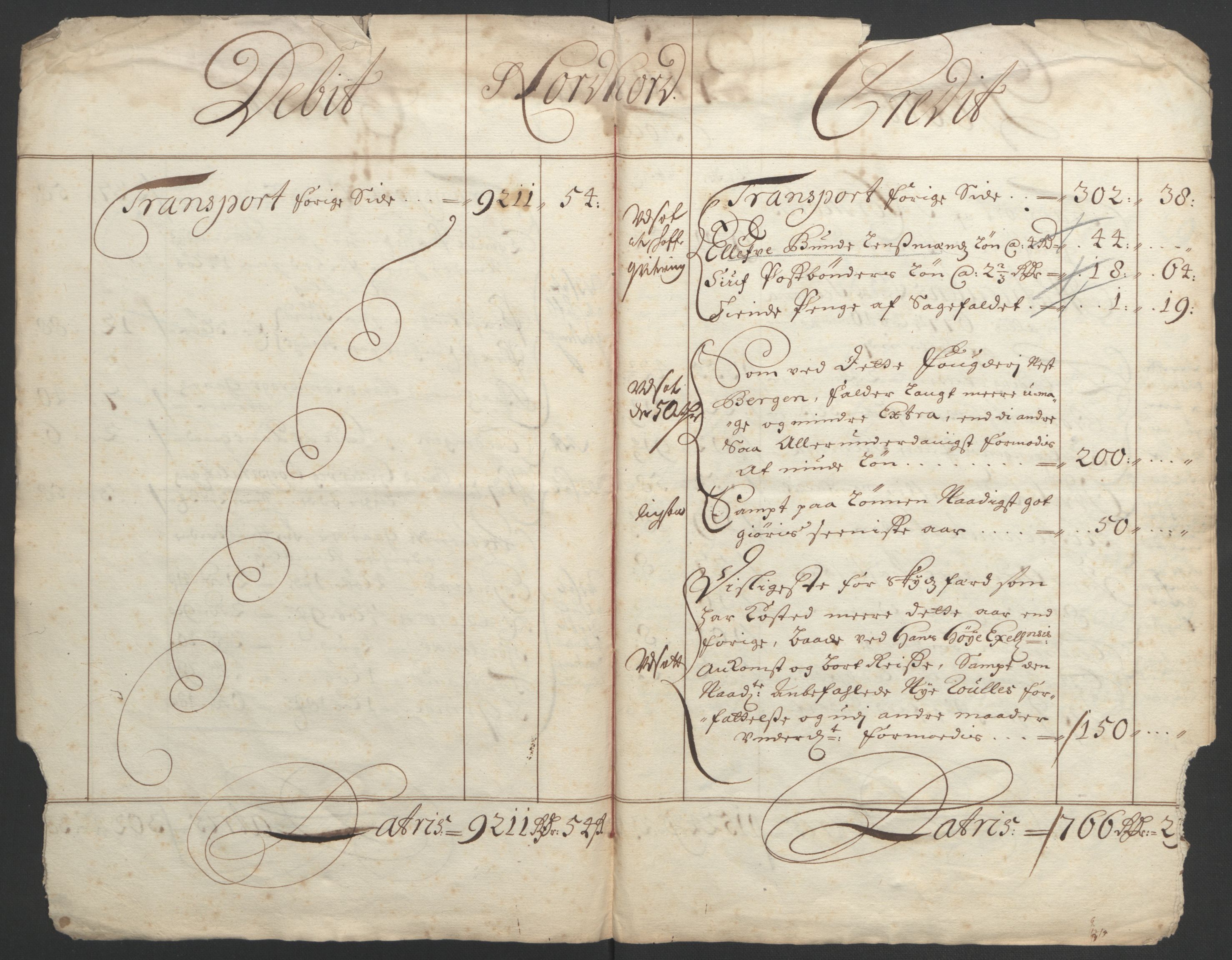 Rentekammeret inntil 1814, Reviderte regnskaper, Fogderegnskap, AV/RA-EA-4092/R51/L3183: Fogderegnskap Nordhordland og Voss, 1695-1697, p. 140