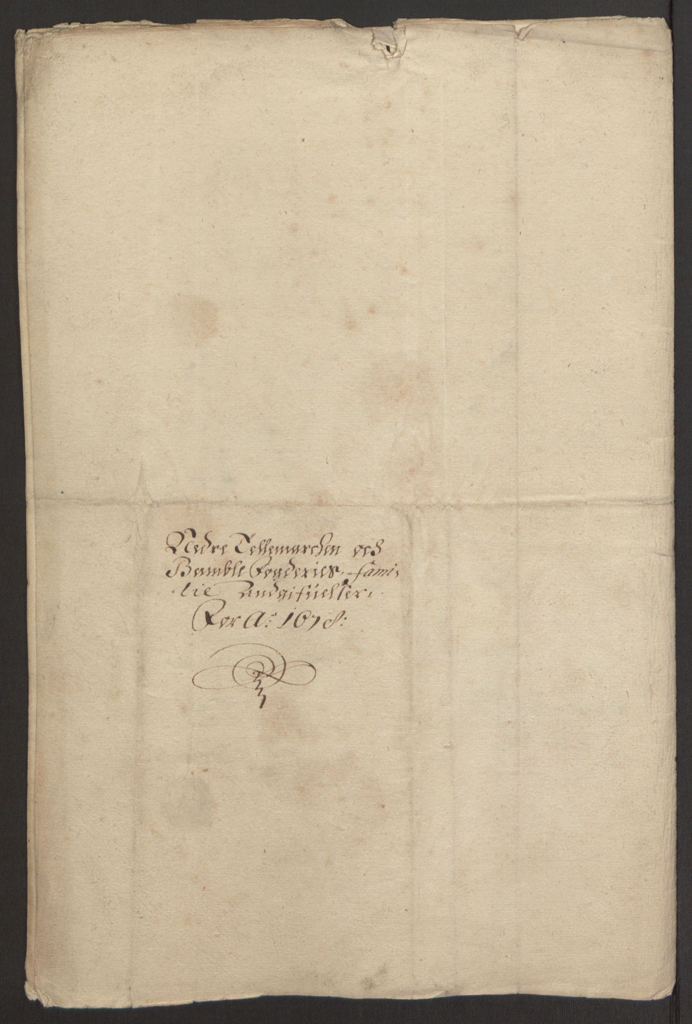 Rentekammeret inntil 1814, Reviderte regnskaper, Fogderegnskap, RA/EA-4092/R35/L2069: Fogderegnskap Øvre og Nedre Telemark, 1678, p. 238