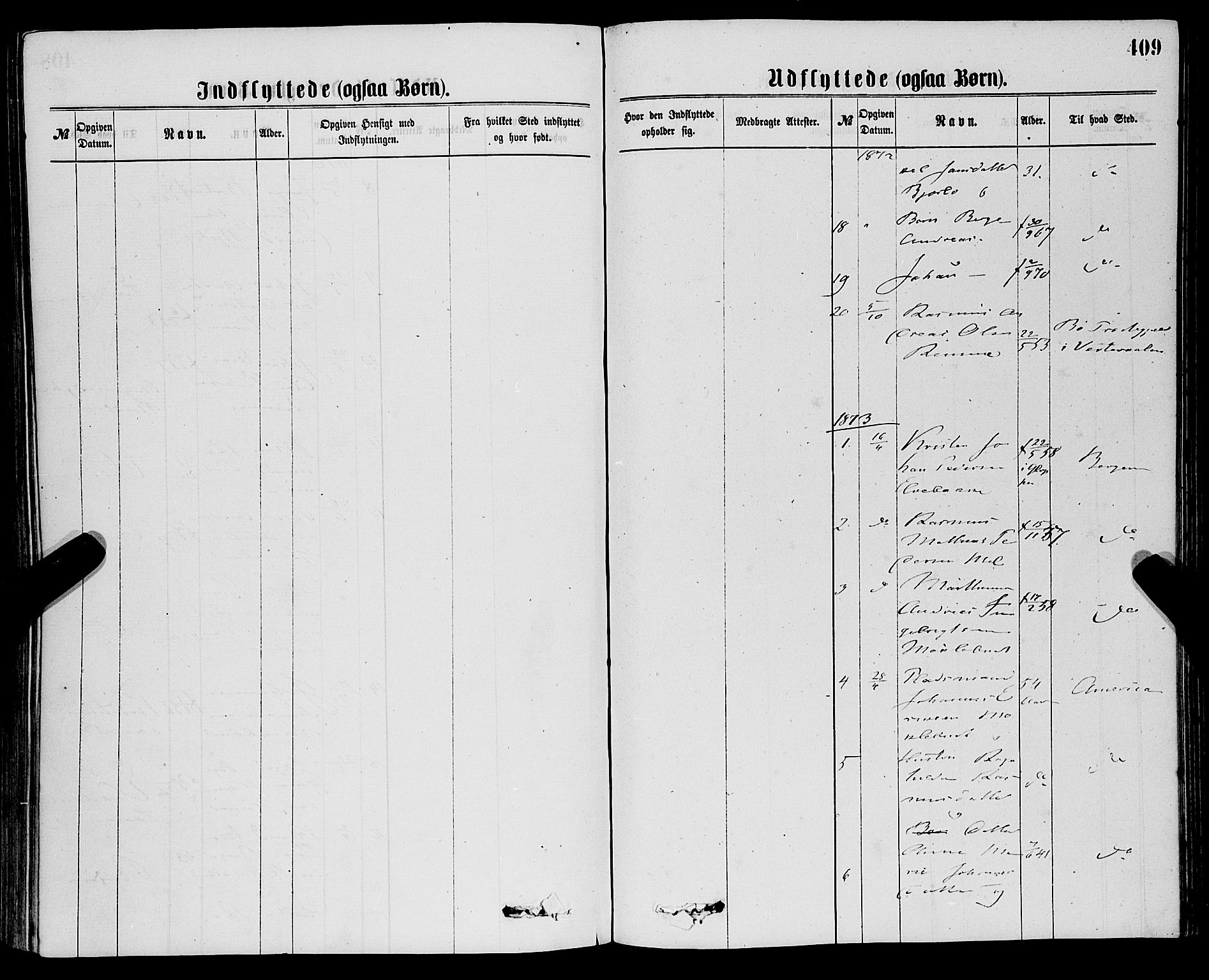 Eid sokneprestembete, AV/SAB-A-82301/H/Haa/Haaa/L0010: Parish register (official) no. A 10, 1867-1878, p. 409