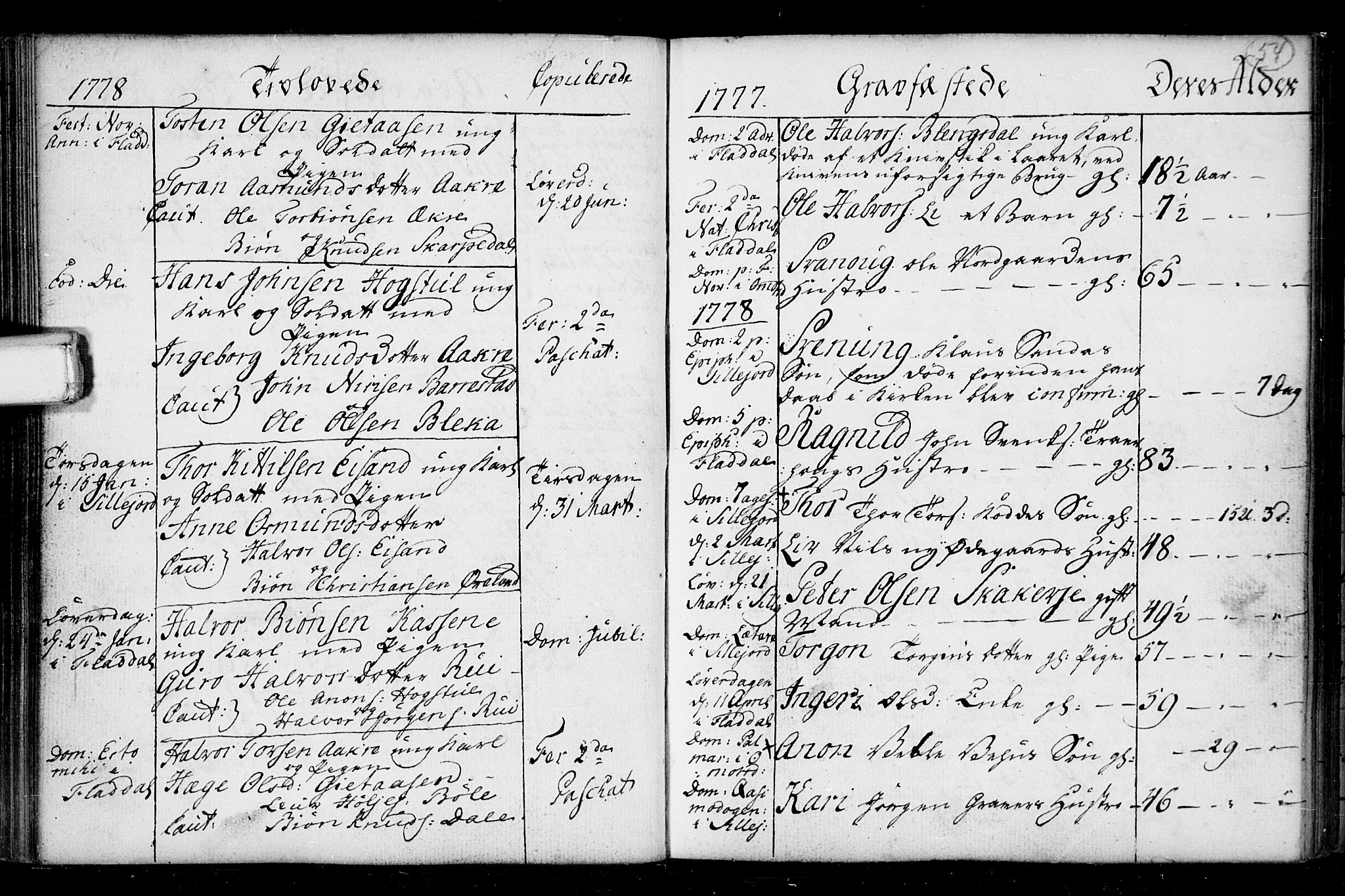 Seljord kirkebøker, SAKO/A-20/F/Fa/L0008: Parish register (official) no. I 8, 1755-1814, p. 54