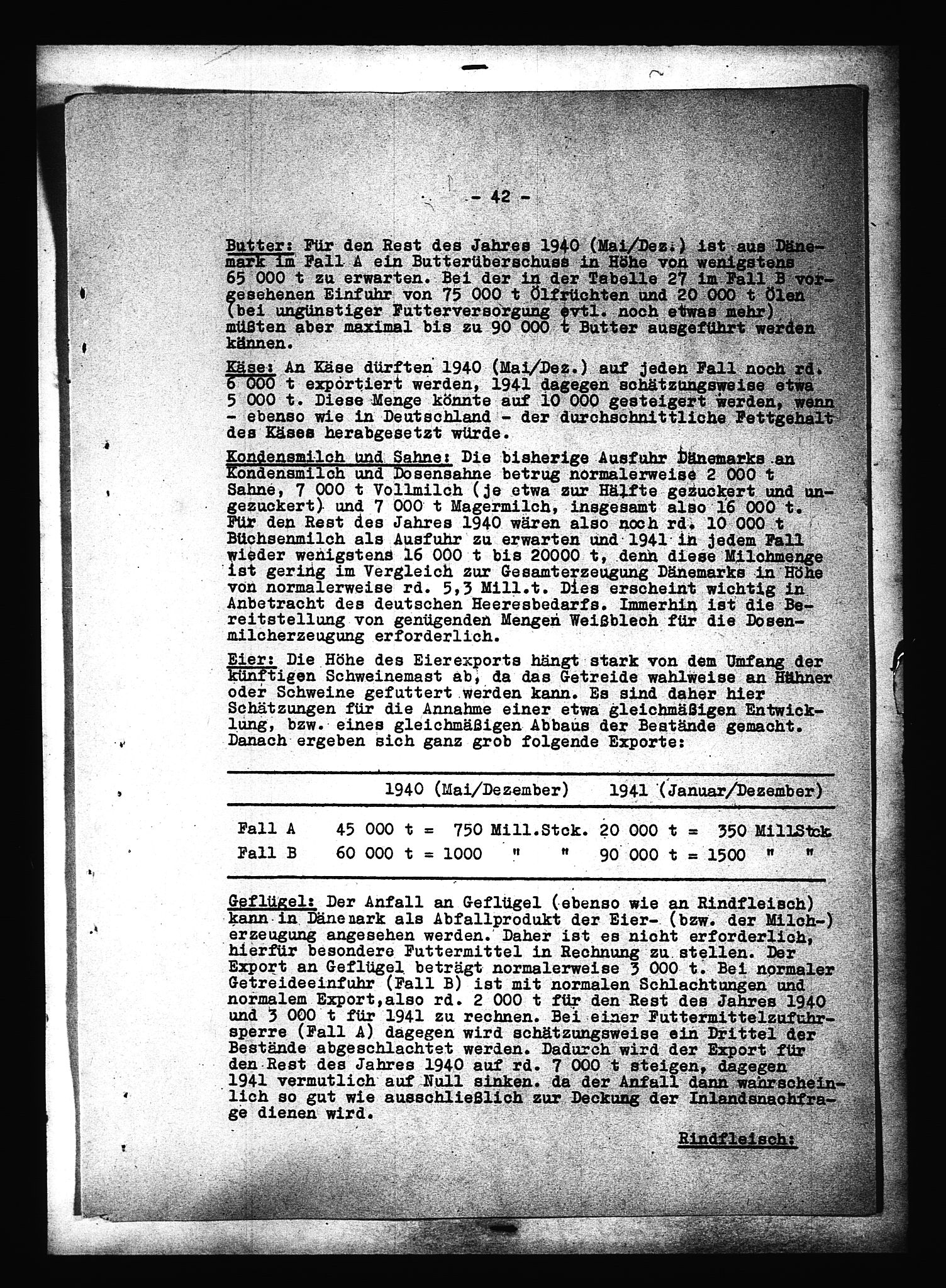 Documents Section, AV/RA-RAFA-2200/V/L0090: Amerikansk mikrofilm "Captured German Documents".
Box No. 952.  FKA jnr. 59/1955., 1940, p. 297