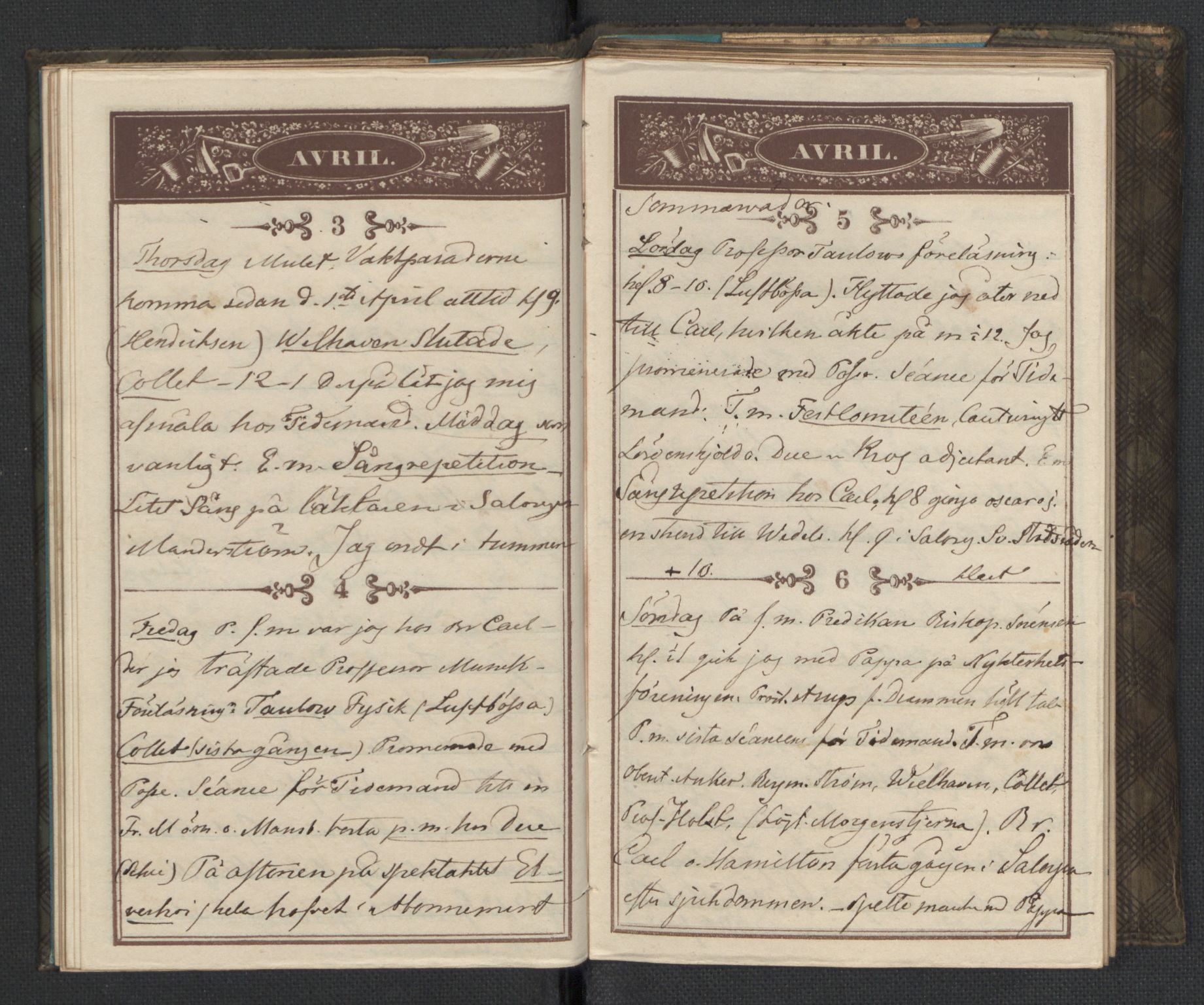 Bernadotte, AV/RA-PA-0318/F/L0001/0002: Privat materiale fra Bernadottefamilien / Dagbok, 1845, p. 31