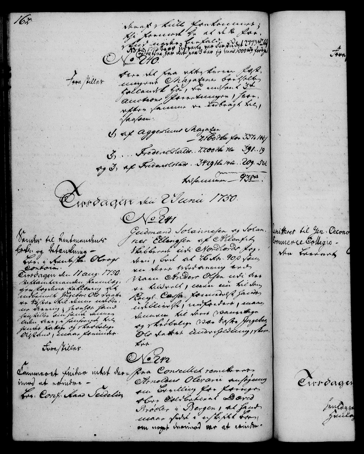 Rentekammeret, Kammerkanselliet, RA/EA-3111/G/Gh/Gha/L0030: Norsk ekstraktmemorialprotokoll (merket RK 53.75), 1749-1751, p. 162