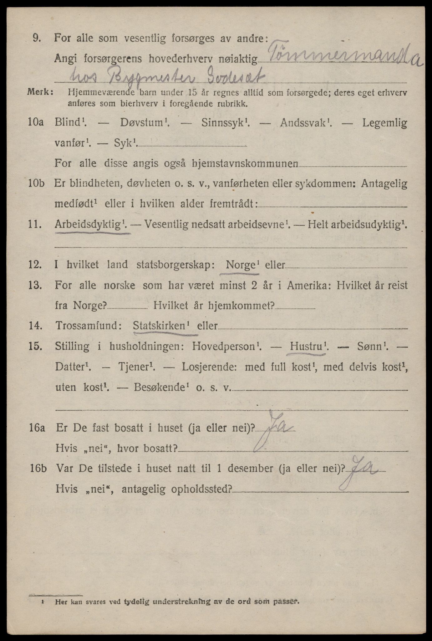 SAST, 1920 census for Hetland, 1920, p. 21636