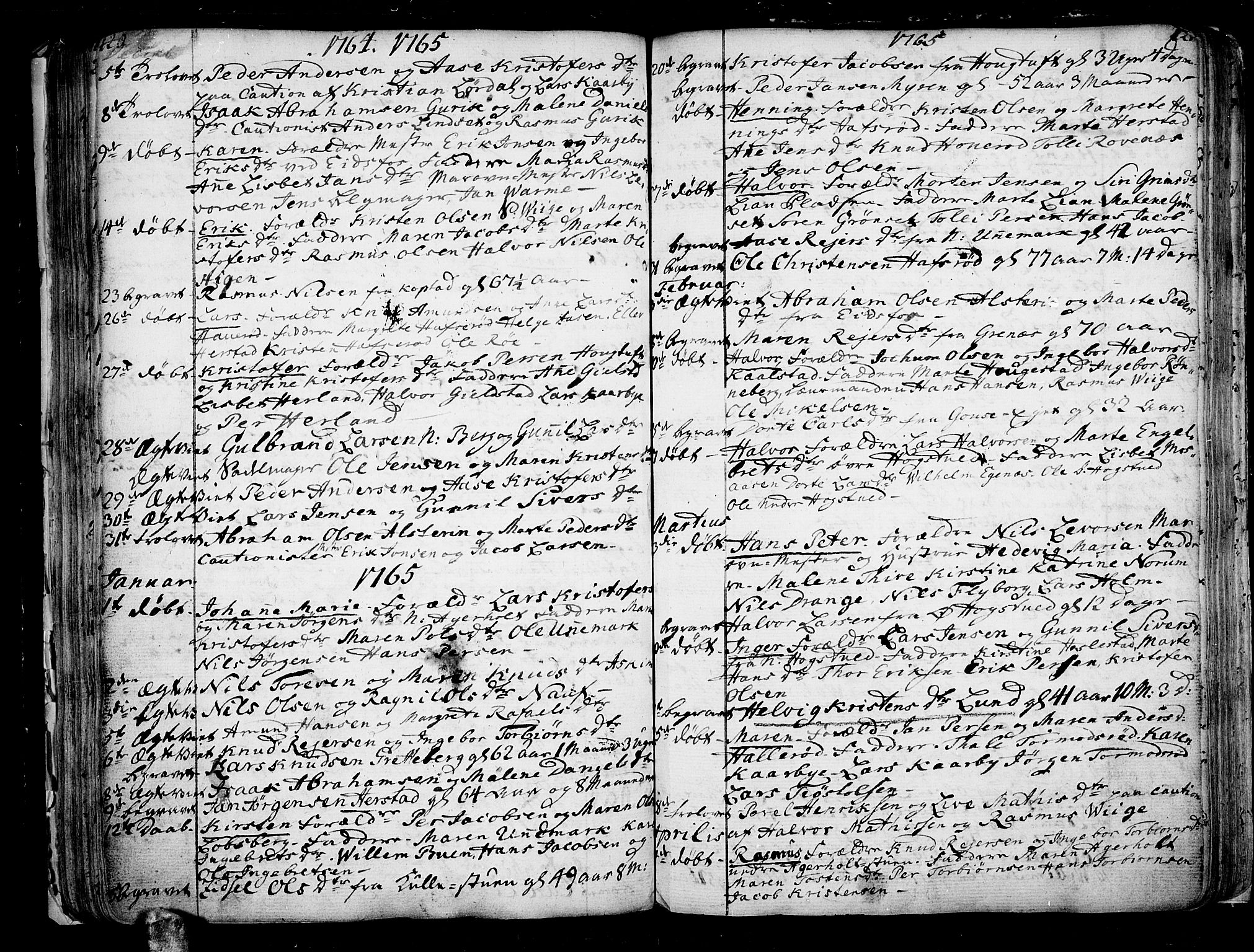 Hof kirkebøker, AV/SAKO-A-64/F/Fa/L0002: Parish register (official) no. I 2, 1746-1781, p. 120-121