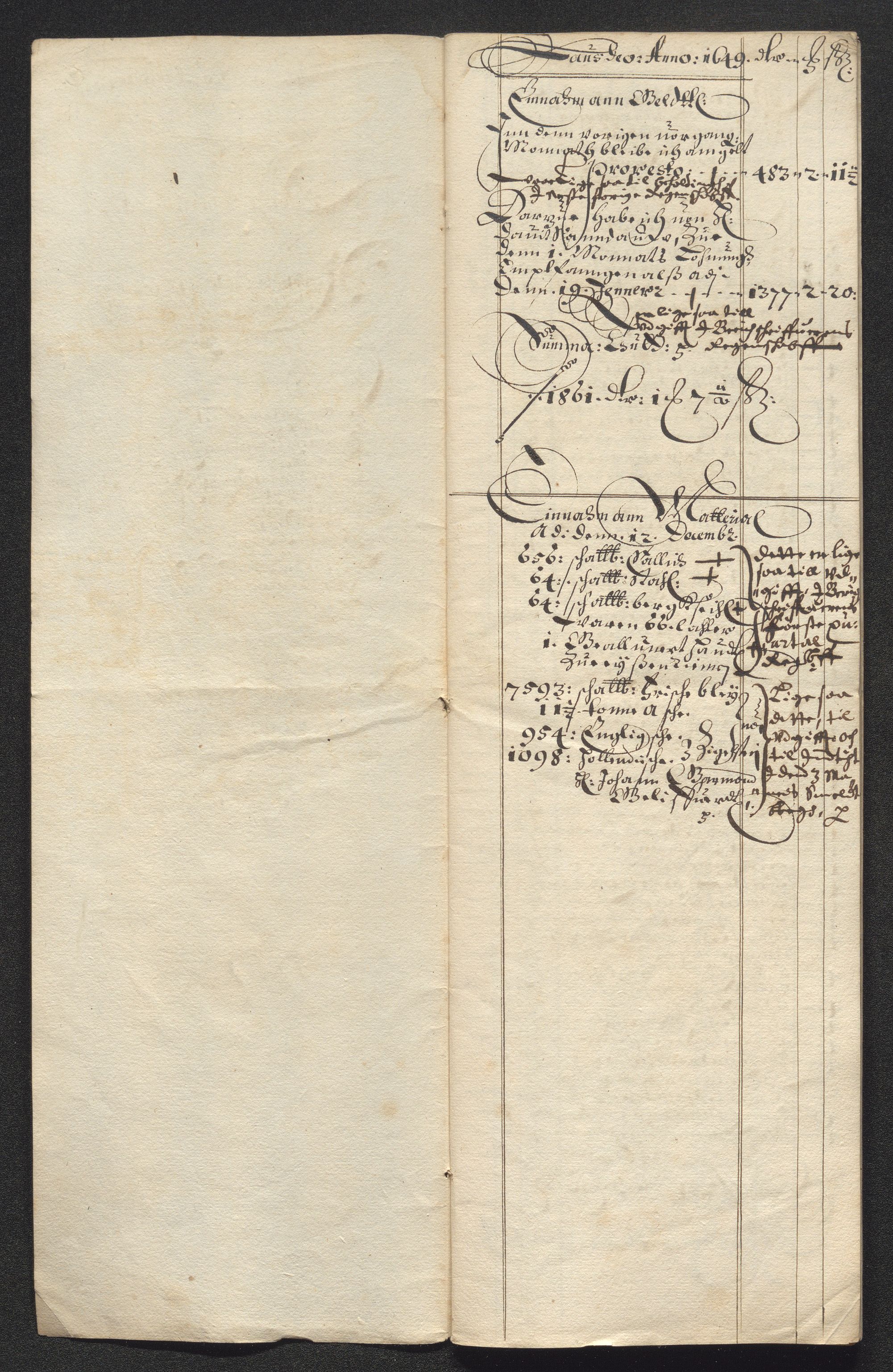 Kongsberg Sølvverk 1623-1816, AV/SAKO-EA-3135/001/D/Dc/Dcd/L0023: Utgiftsregnskap for gruver m.m., 1649, p. 565