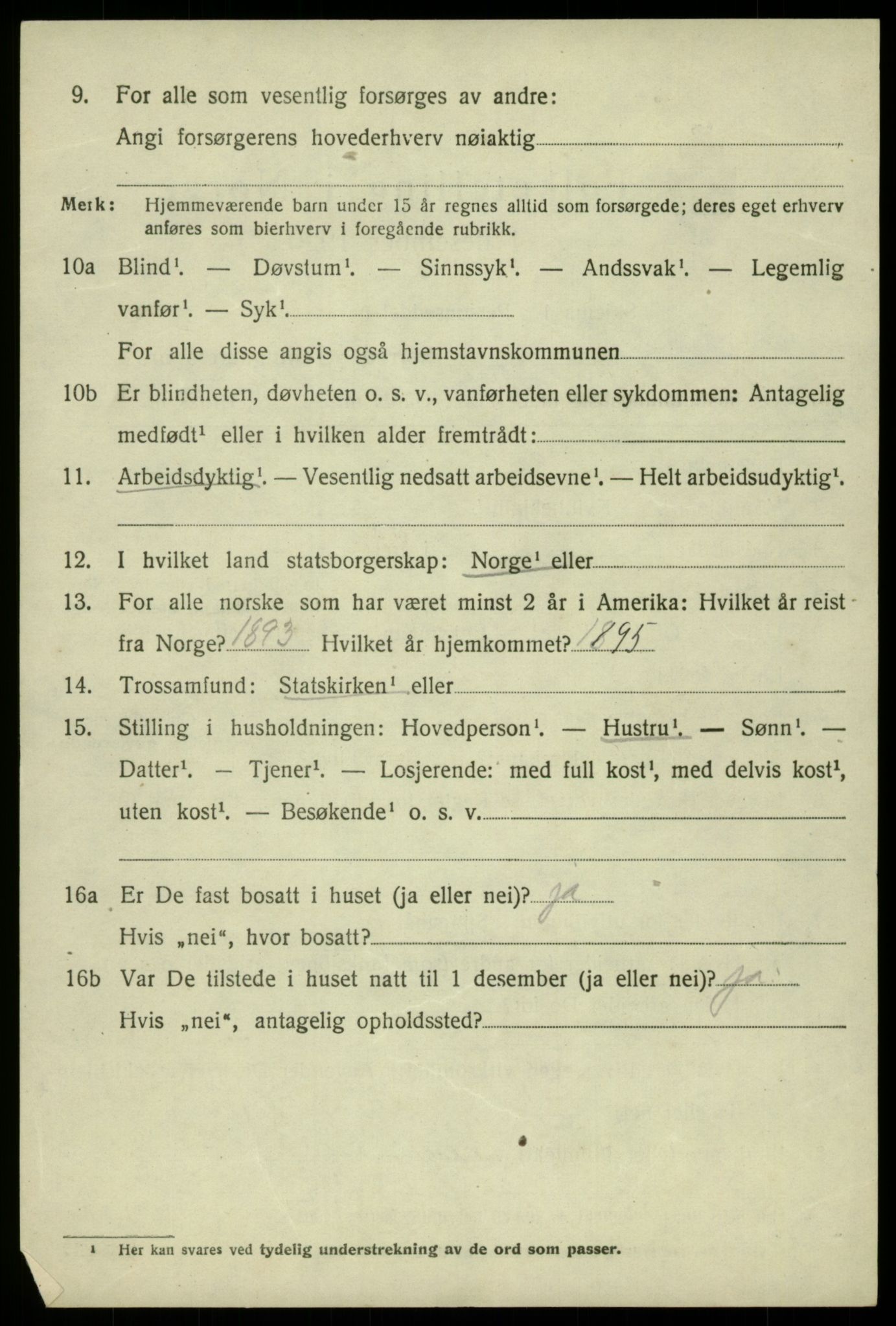 SAB, 1920 census for Odda, 1920, p. 1762