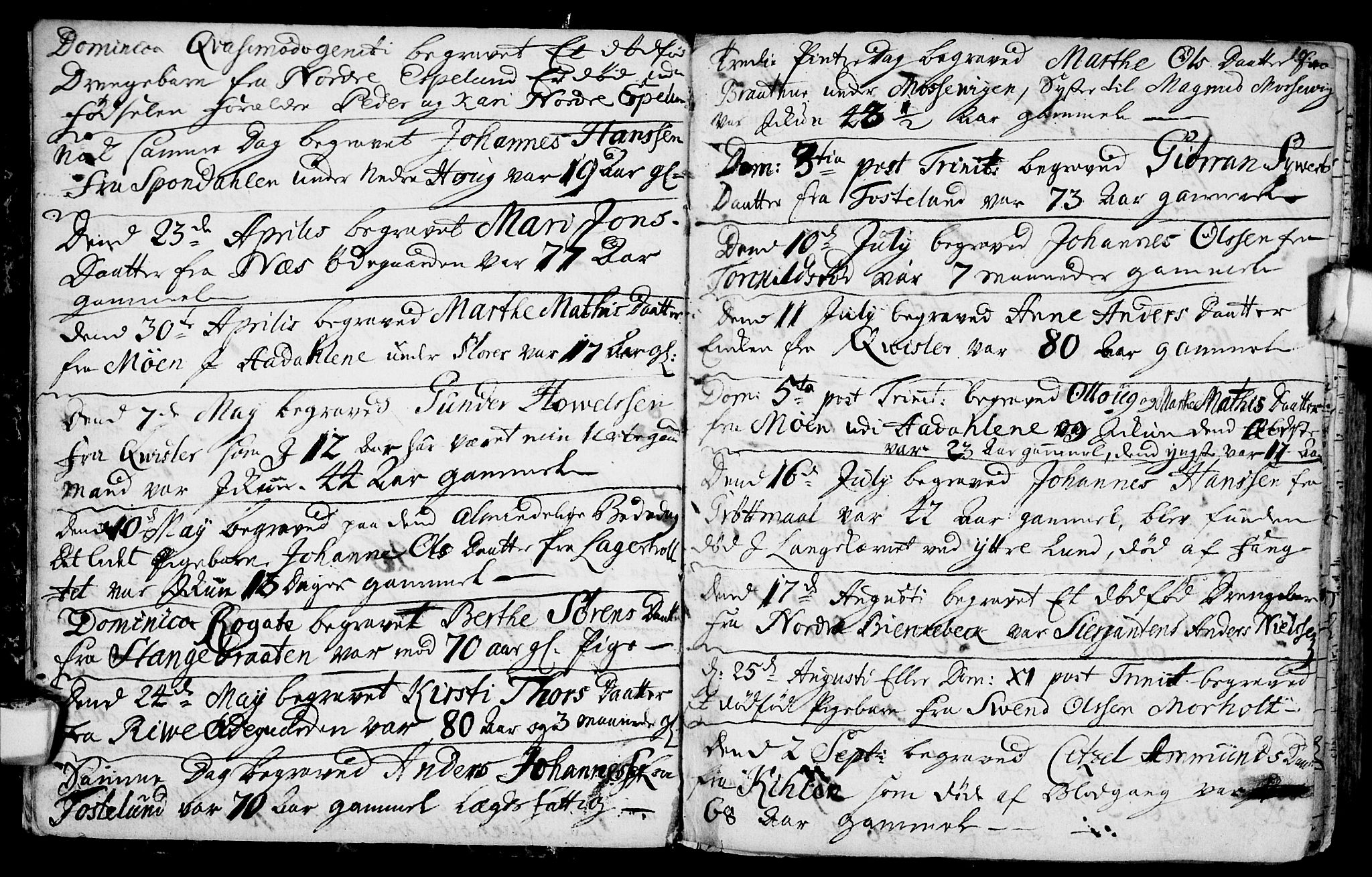 Aremark prestekontor Kirkebøker, AV/SAO-A-10899/F/Fa/L0003: Parish register (official) no. I 3, 1745-1795, p. 10