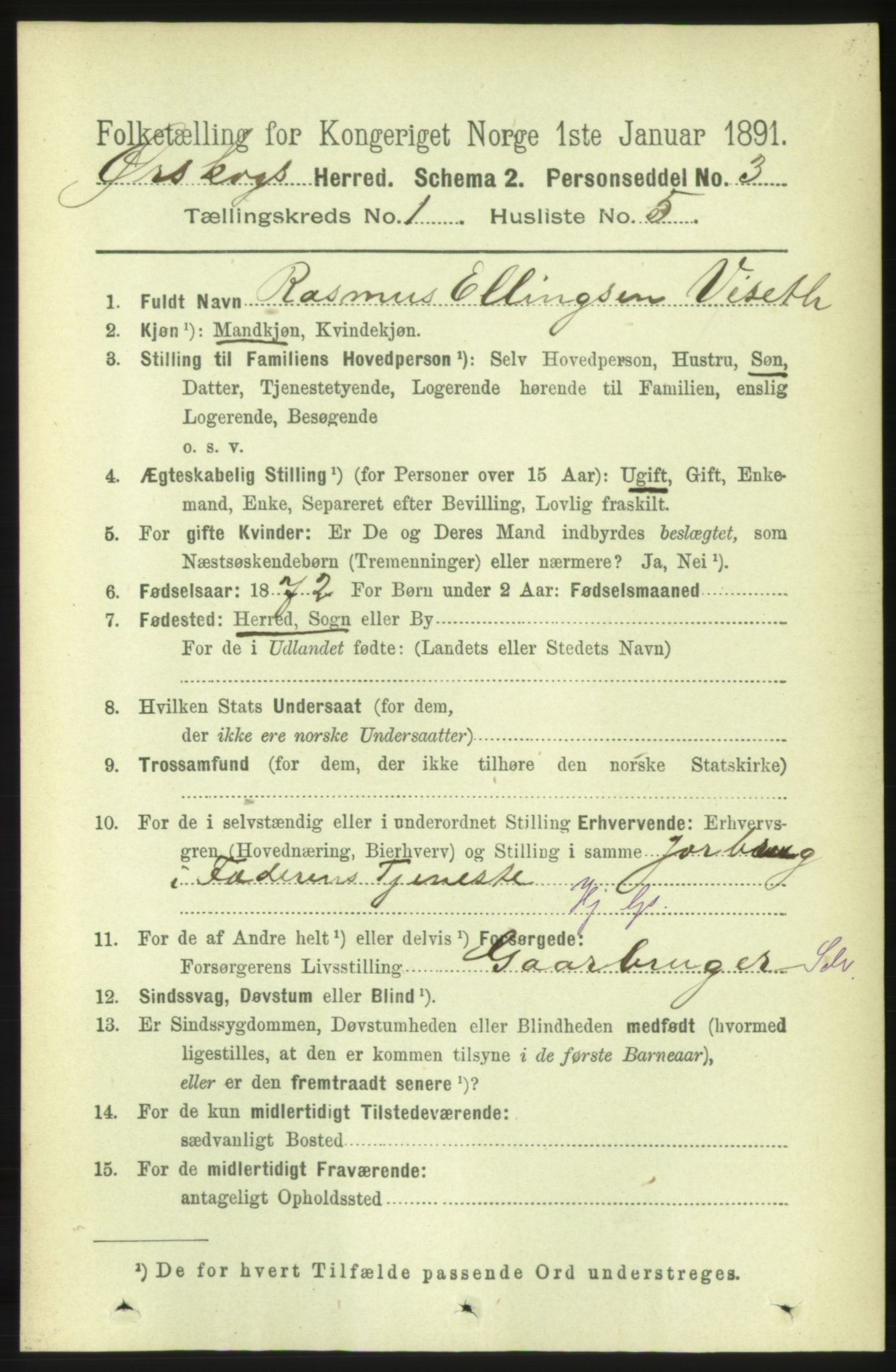 RA, 1891 census for 1527 Ørskog, 1891, p. 114