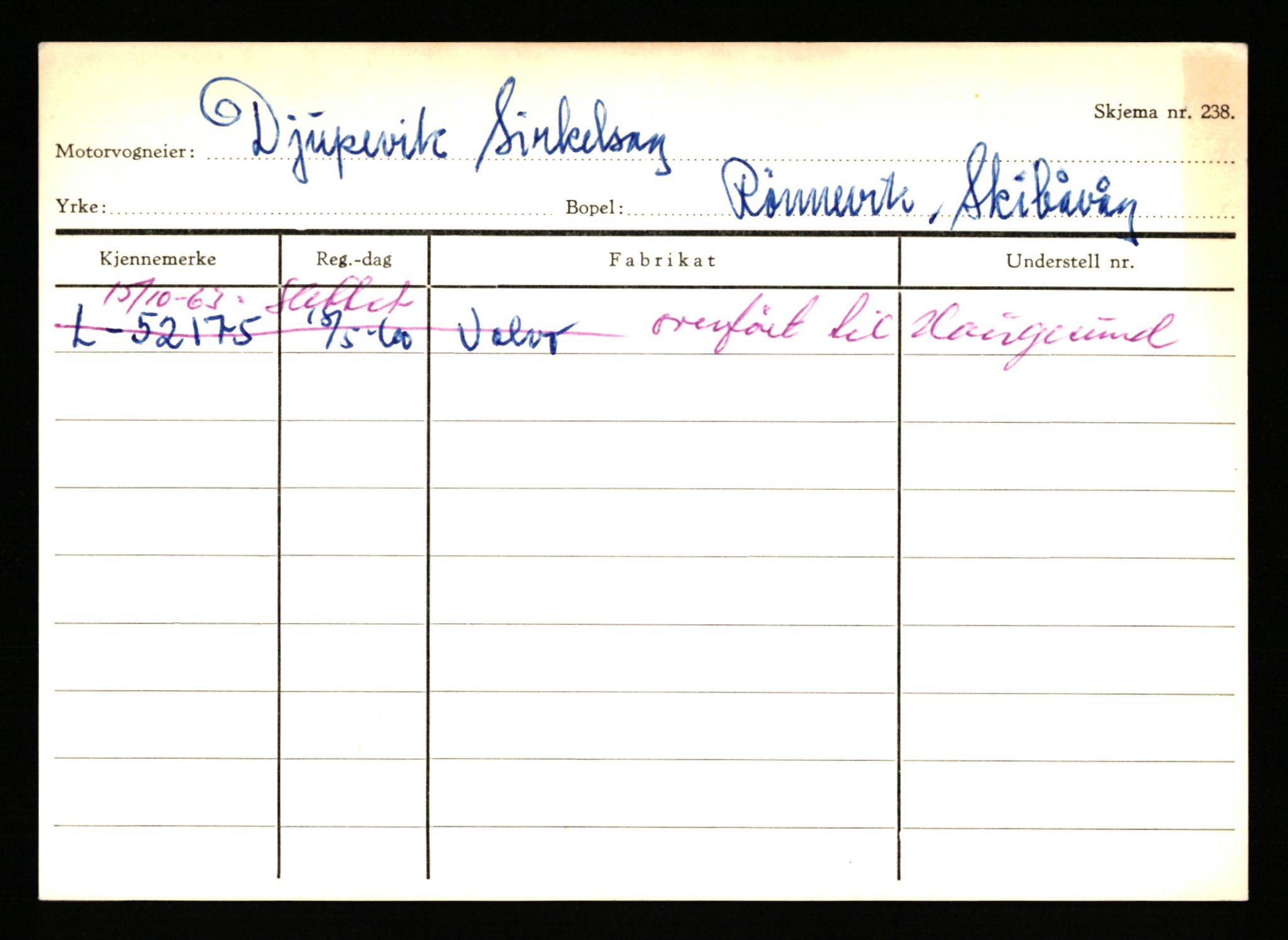 Stavanger trafikkstasjon, AV/SAST-A-101942/0/H/L0006: Dalva - Egersund, 1930-1971, p. 595