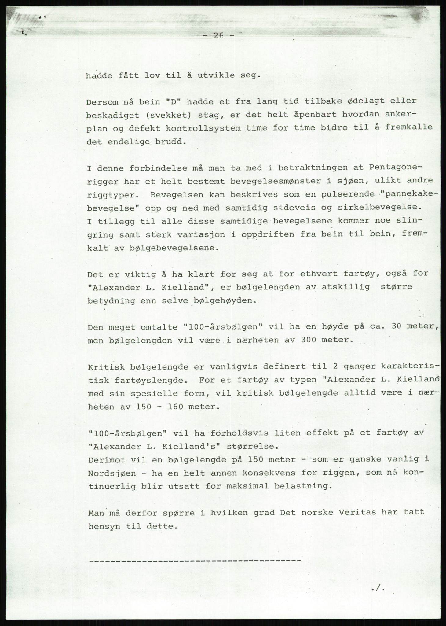 Justisdepartementet, Granskningskommisjonen ved Alexander Kielland-ulykken 27.3.1980, AV/RA-S-1165/D/L0022: Y Forskningsprosjekter (Y8-Y9)/Z Diverse (Doku.liste + Z1-Z15 av 15), 1980-1981, p. 404