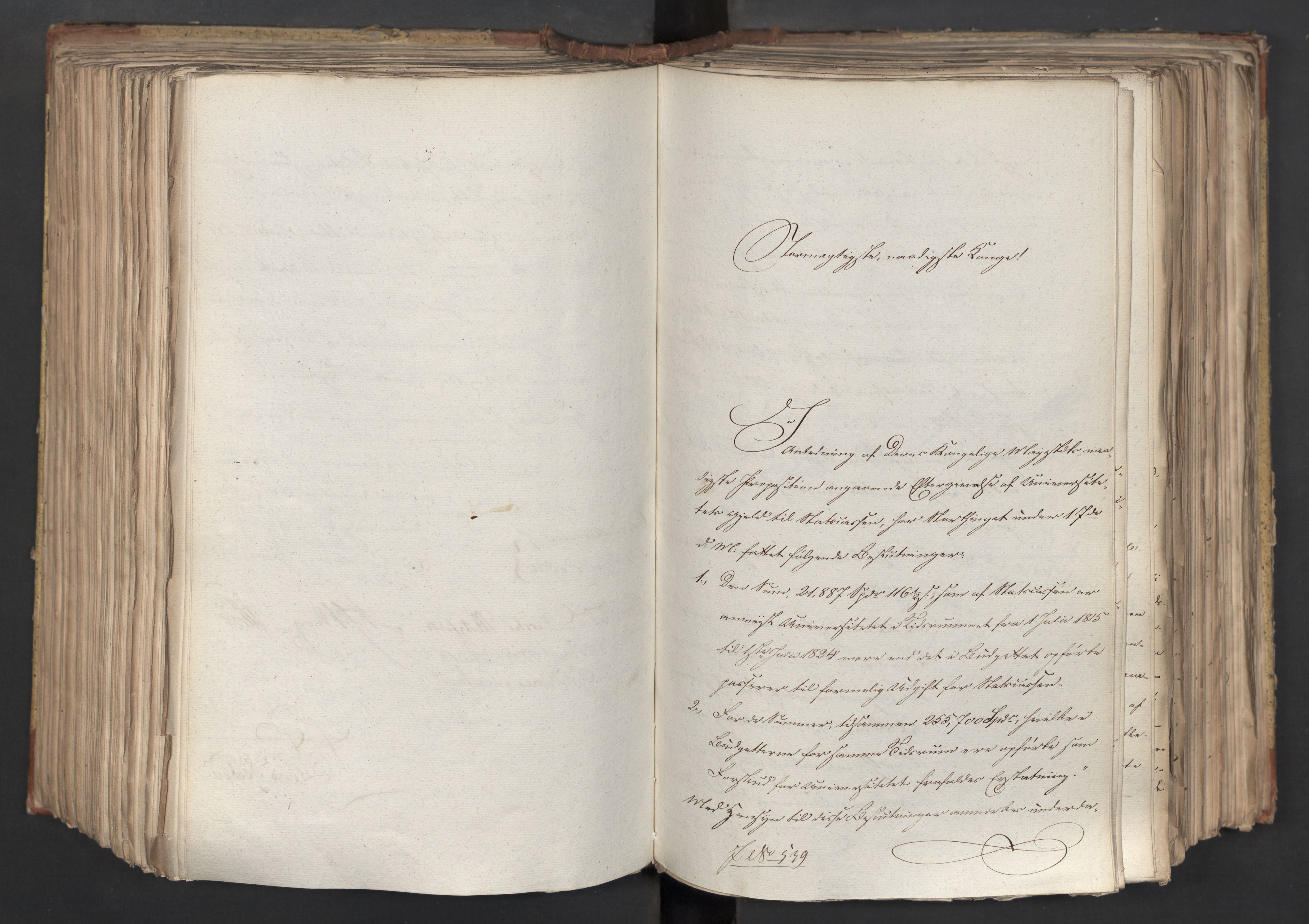 Statsrådsavdelingen i Stockholm, RA/S-1003/D/Da/L0067: Regjeringsinnstillinger nr. 450-659, 1830, p. 354