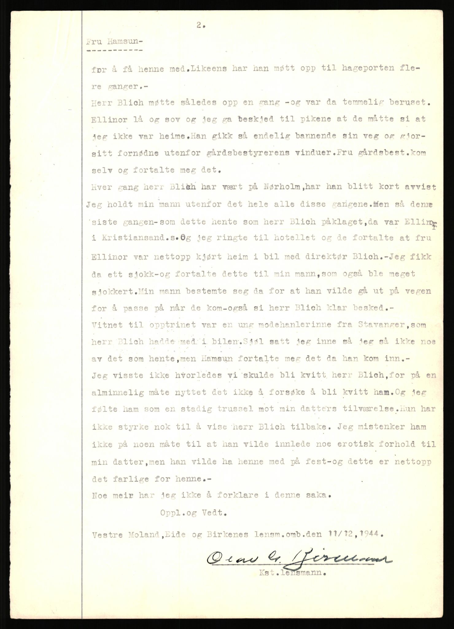 Landssvikarkivet, Arendal politikammer, AV/RA-S-3138-25/D/Dc, 1945-1951, p. 114