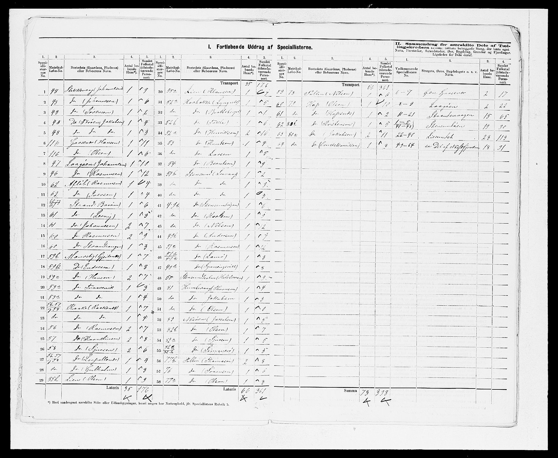 SAB, 1875 census for 1411P Eivindvik, 1875, p. 952