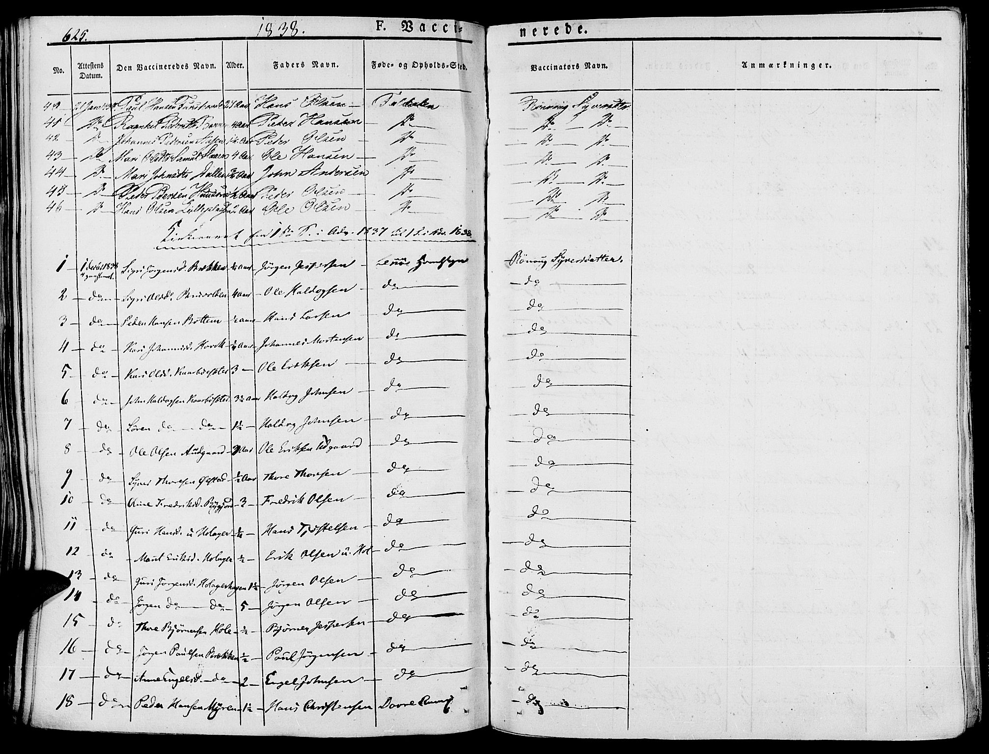 Lesja prestekontor, SAH/PREST-068/H/Ha/Haa/L0005: Parish register (official) no. 5, 1830-1842, p. 625