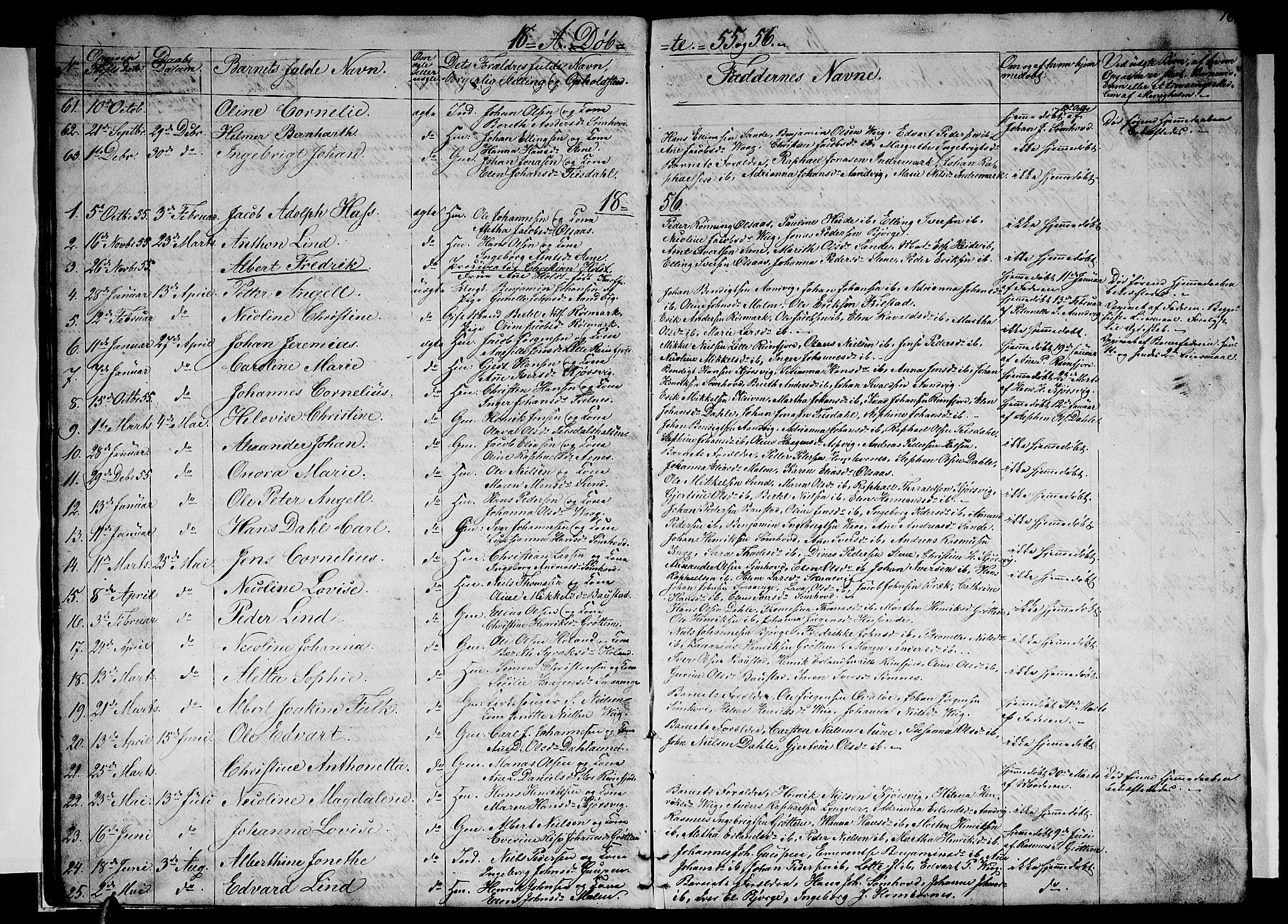 Ministerialprotokoller, klokkerbøker og fødselsregistre - Nordland, SAT/A-1459/812/L0187: Parish register (copy) no. 812C05, 1850-1883, p. 16