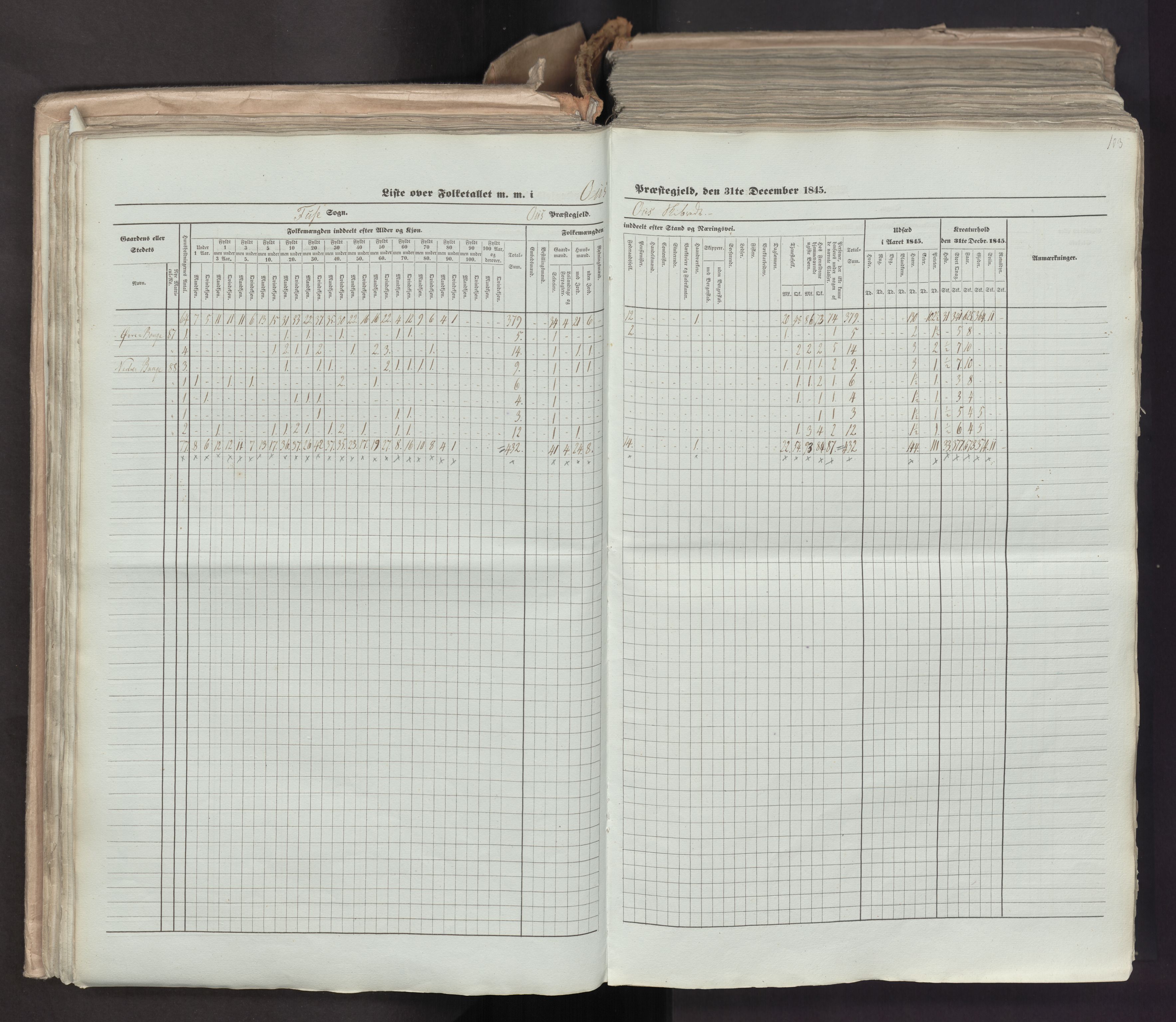 RA, Census 1845, vol. 7: Søndre Bergenhus amt og Nordre Bergenhus amt, 1845, p. 103