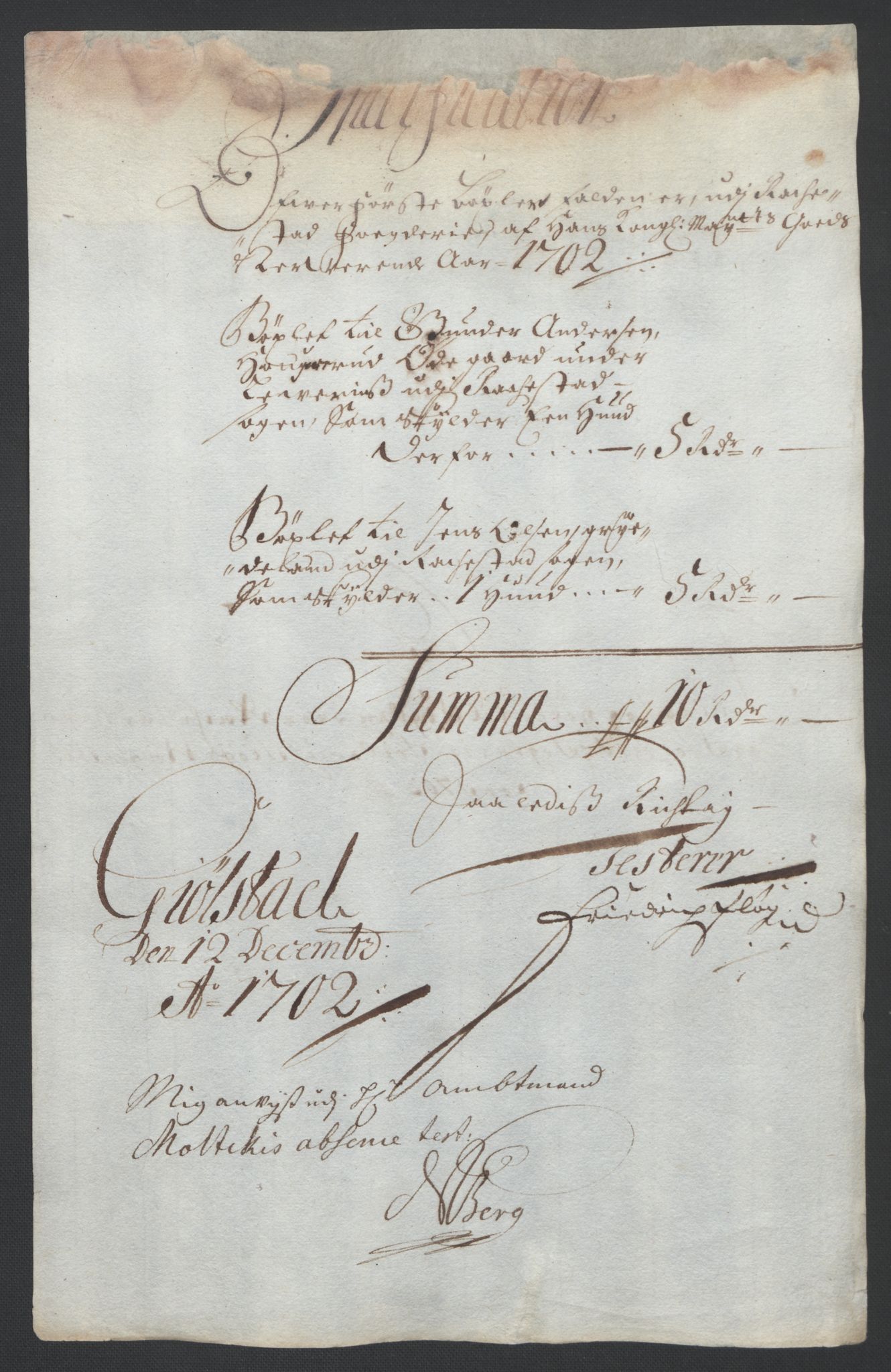 Rentekammeret inntil 1814, Reviderte regnskaper, Fogderegnskap, RA/EA-4092/R07/L0294: Fogderegnskap Rakkestad, Heggen og Frøland, 1702, p. 32