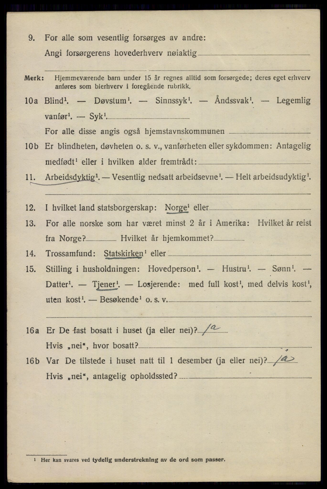 SAO, 1920 census for Kristiania, 1920, p. 227048