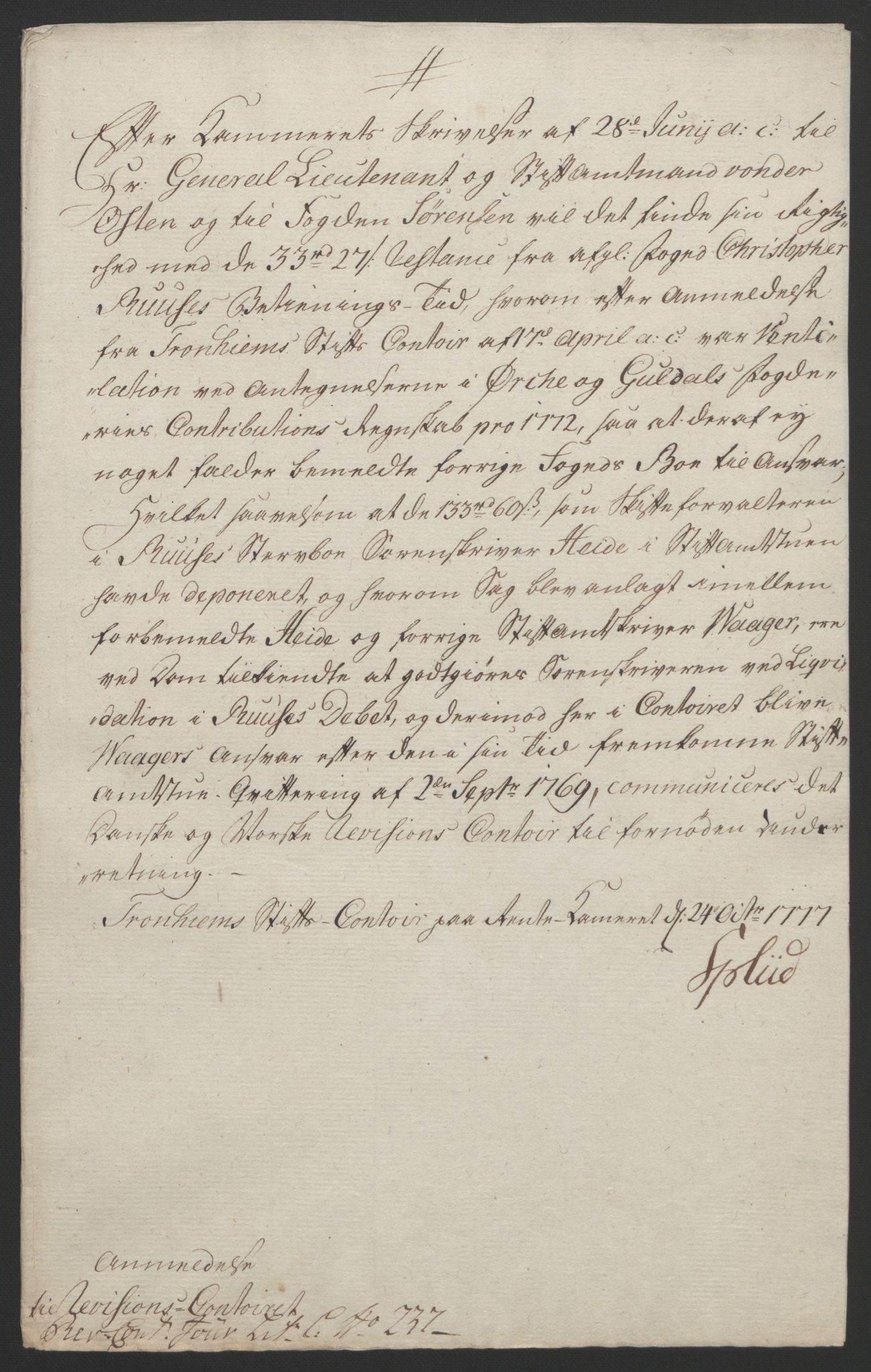 Rentekammeret inntil 1814, Reviderte regnskaper, Fogderegnskap, AV/RA-EA-4092/R60/L4094: Ekstraskatten Orkdal og Gauldal, 1762-1765, p. 228