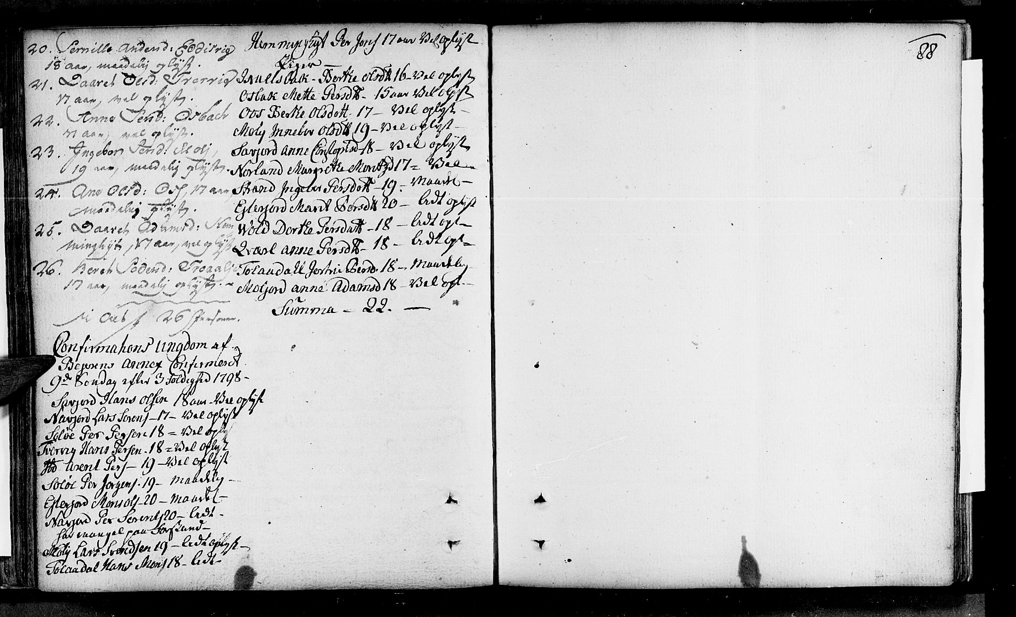 Ministerialprotokoller, klokkerbøker og fødselsregistre - Nordland, AV/SAT-A-1459/846/L0643: Parish register (official) no. 846A01, 1748-1804, p. 88