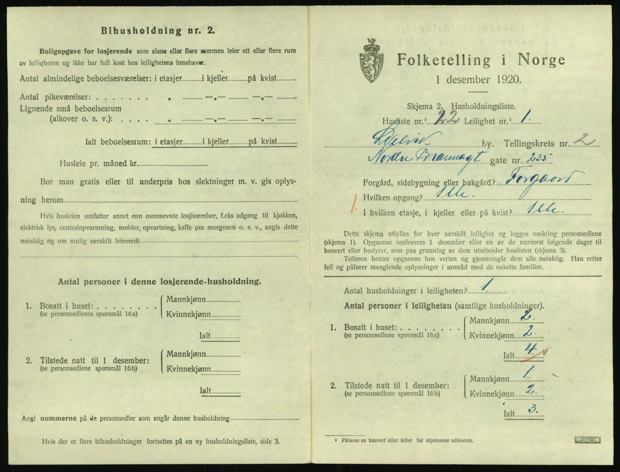 SAKO, 1920 census for Svelvik, 1920, p. 931