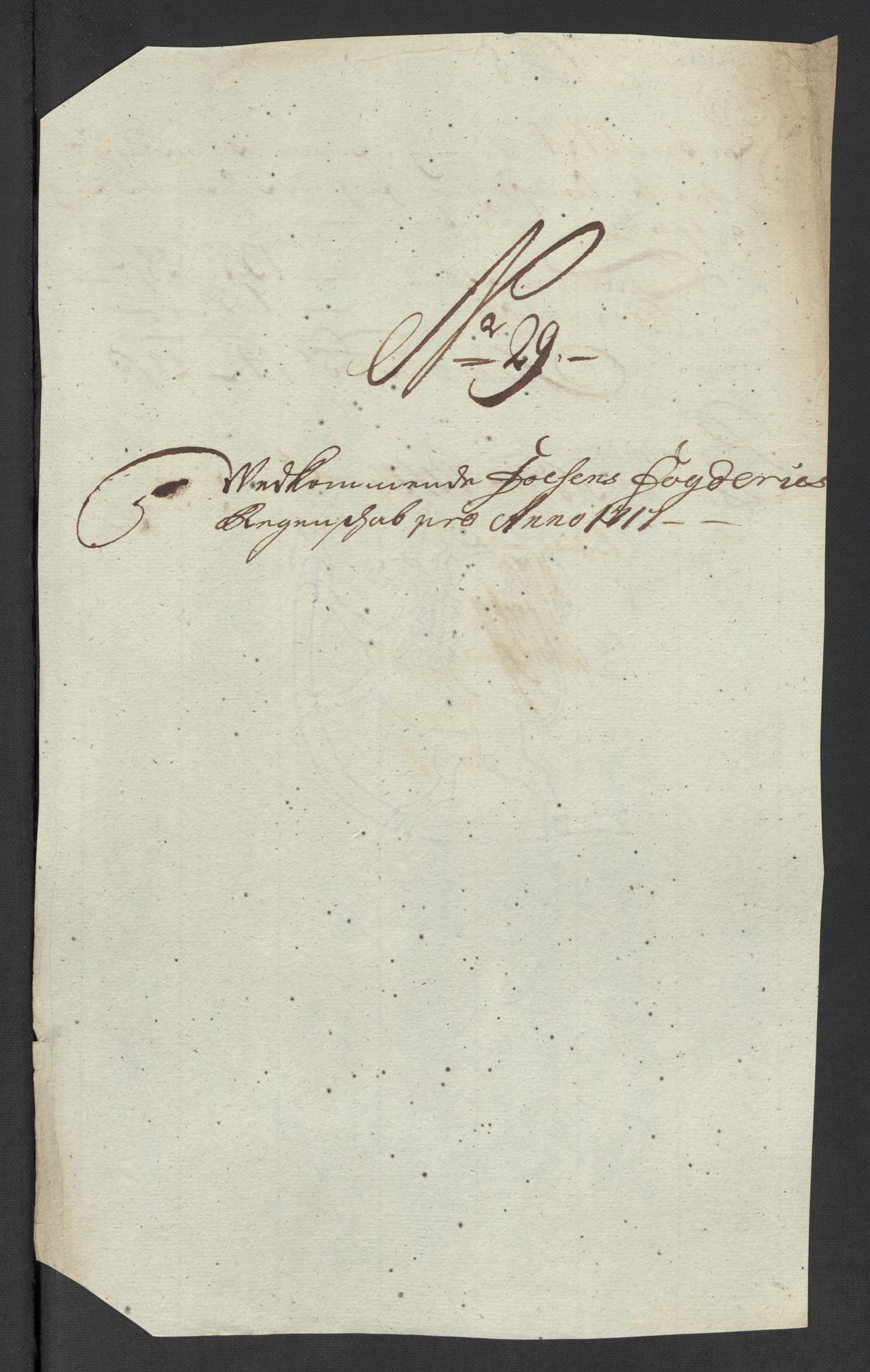 Rentekammeret inntil 1814, Reviderte regnskaper, Fogderegnskap, AV/RA-EA-4092/R57/L3865: Fogderegnskap Fosen, 1717, p. 205