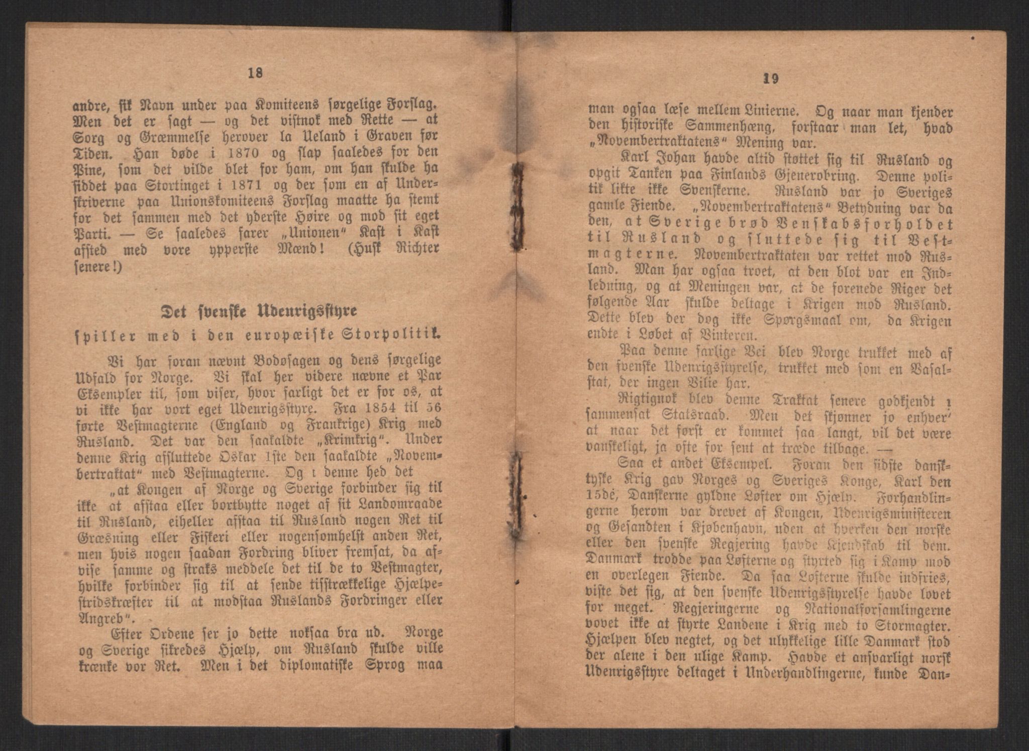 Venstres Hovedorganisasjon, RA/PA-0876/X/L0001: De eldste skrifter, 1860-1936, p. 723