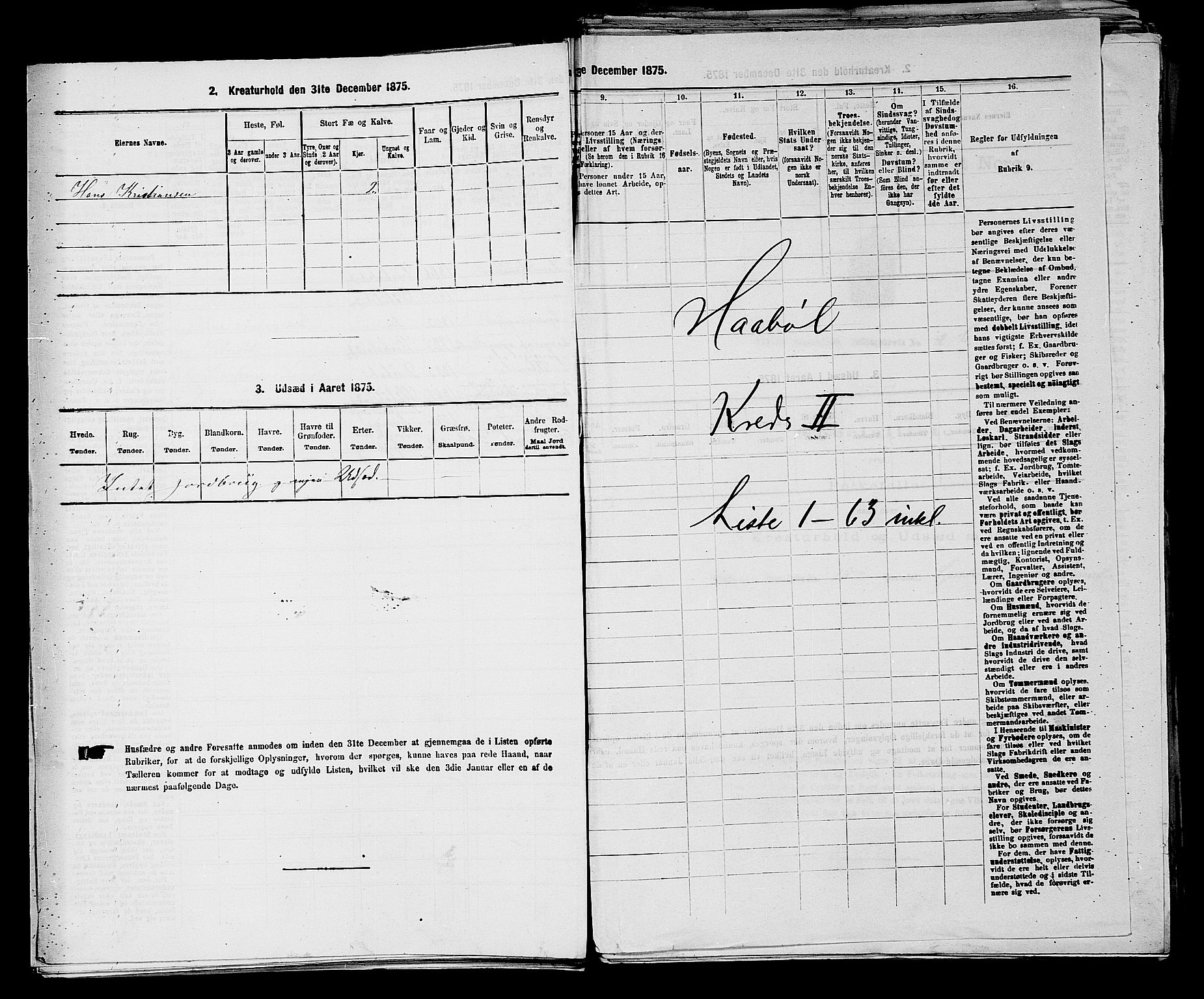 RA, 1875 census for 0138P Hobøl, 1875, p. 204