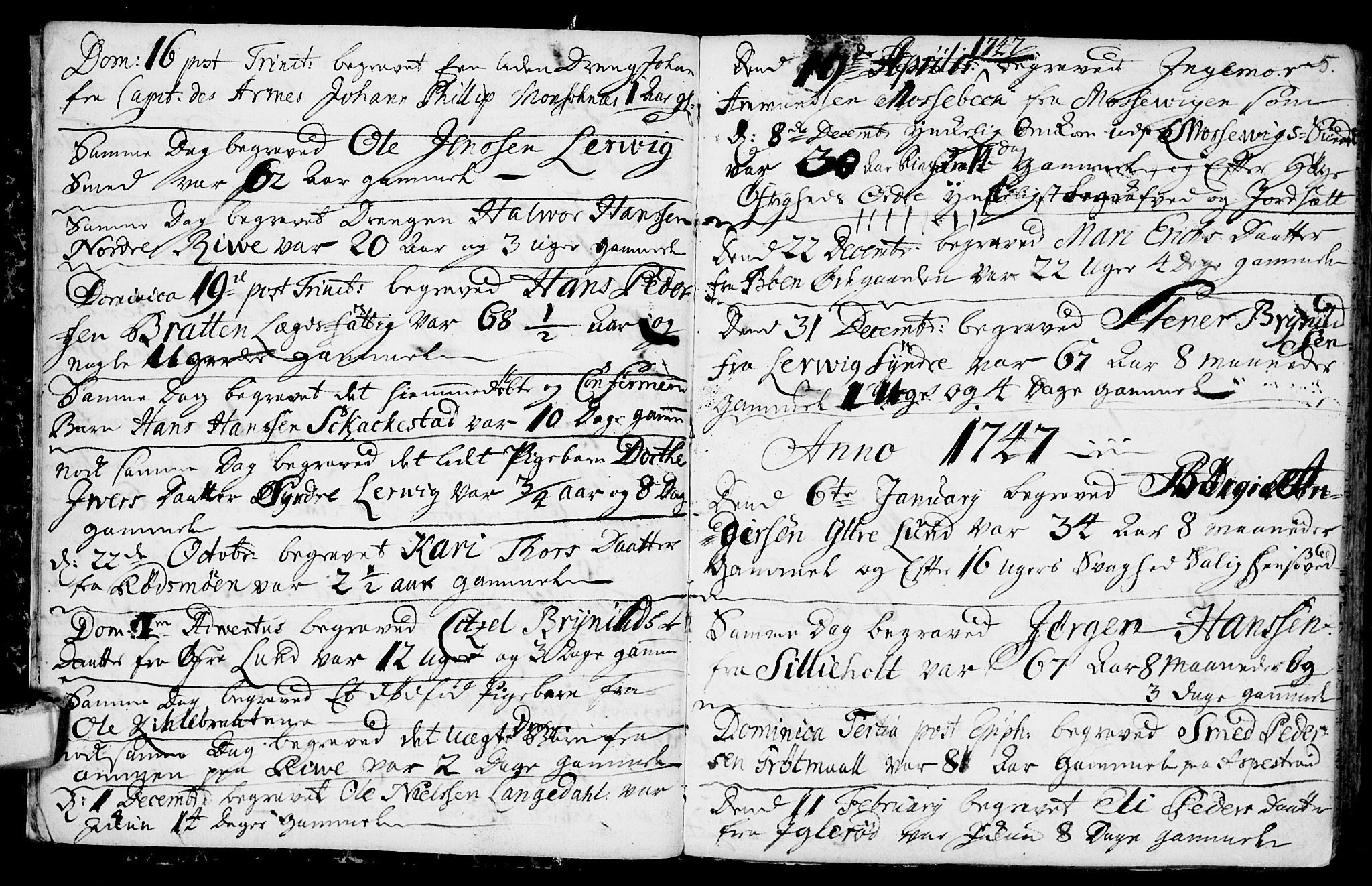 Aremark prestekontor Kirkebøker, SAO/A-10899/F/Fa/L0003: Parish register (official) no. I 3, 1745-1795, p. 5