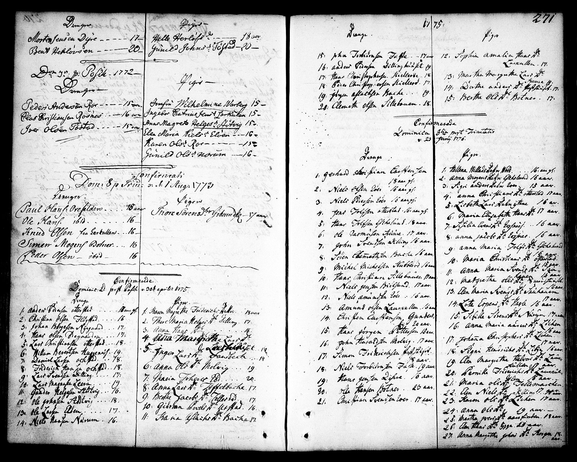 Rygge prestekontor Kirkebøker, SAO/A-10084b/F/Fa/L0002: Parish register (official) no. 2, 1771-1814, p. 271