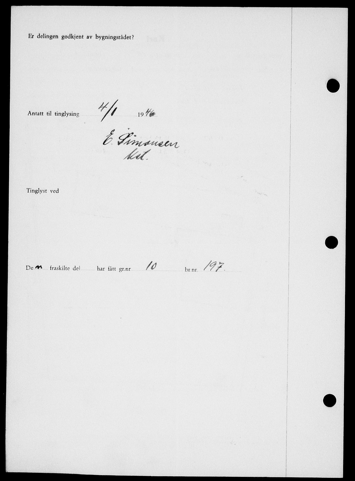 Onsøy sorenskriveri, SAO/A-10474/G/Ga/Gab/L0015: Mortgage book no. II A-15, 1945-1946, Diary no: : 14/1946