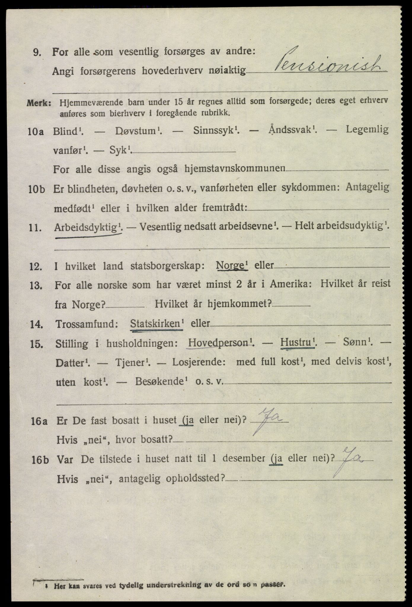 SAH, 1920 census for Grue, 1920, p. 15286