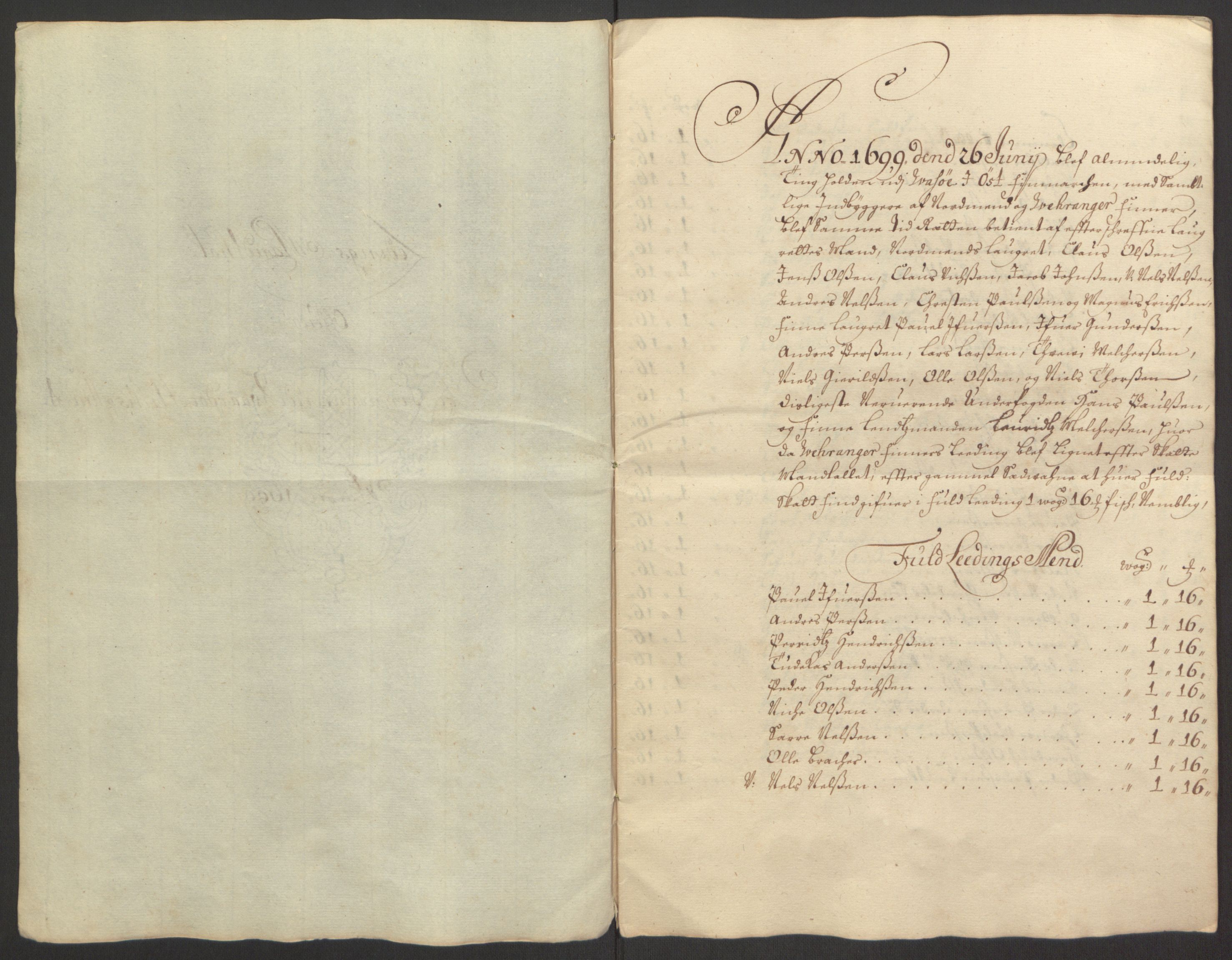 Rentekammeret inntil 1814, Reviderte regnskaper, Fogderegnskap, RA/EA-4092/R69/L4851: Fogderegnskap Finnmark/Vardøhus, 1691-1700, p. 403