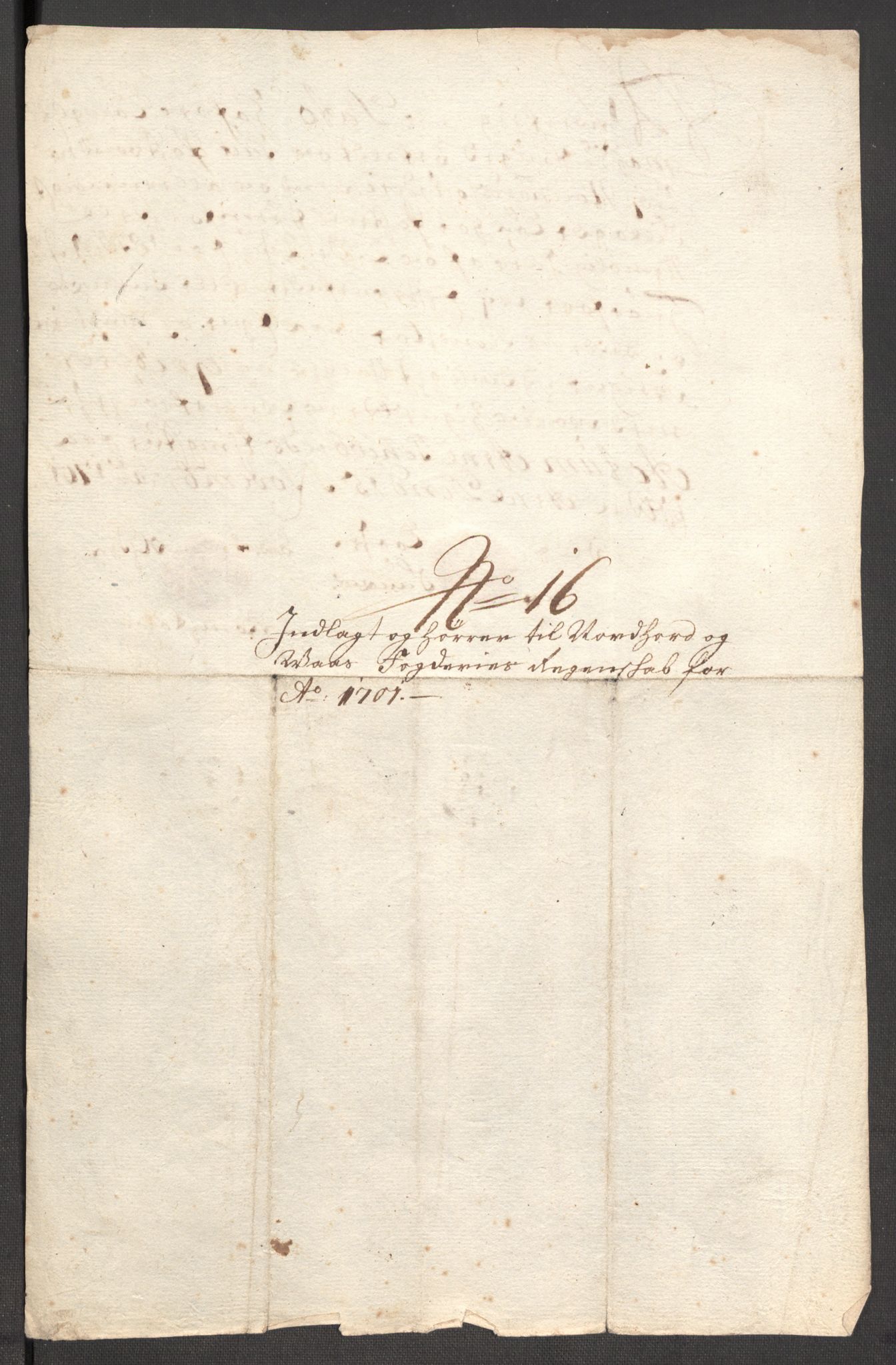 Rentekammeret inntil 1814, Reviderte regnskaper, Fogderegnskap, AV/RA-EA-4092/R51/L3185: Fogderegnskap Nordhordland og Voss, 1700-1701, p. 426